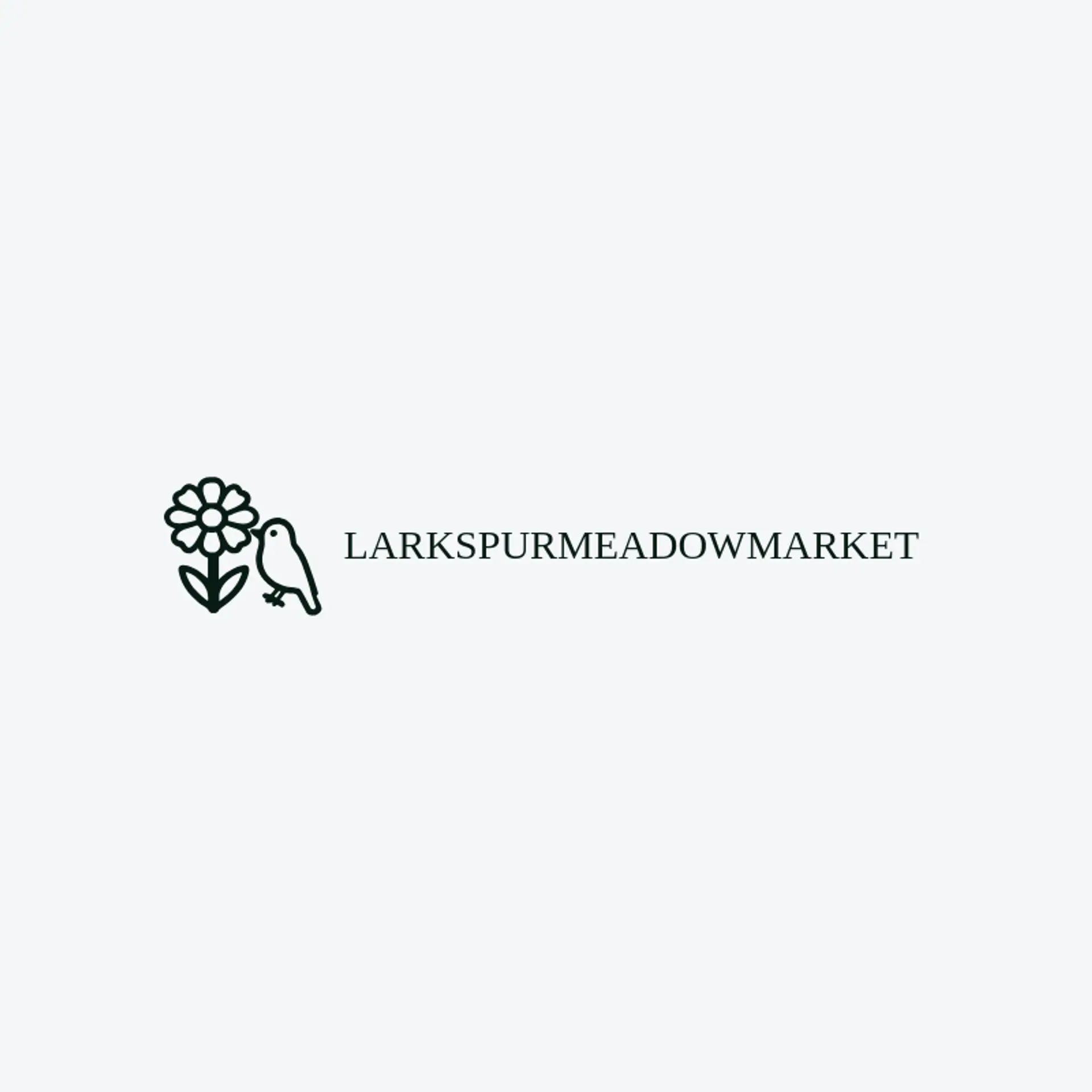 Larkspur Meadow Market logo for wildflower