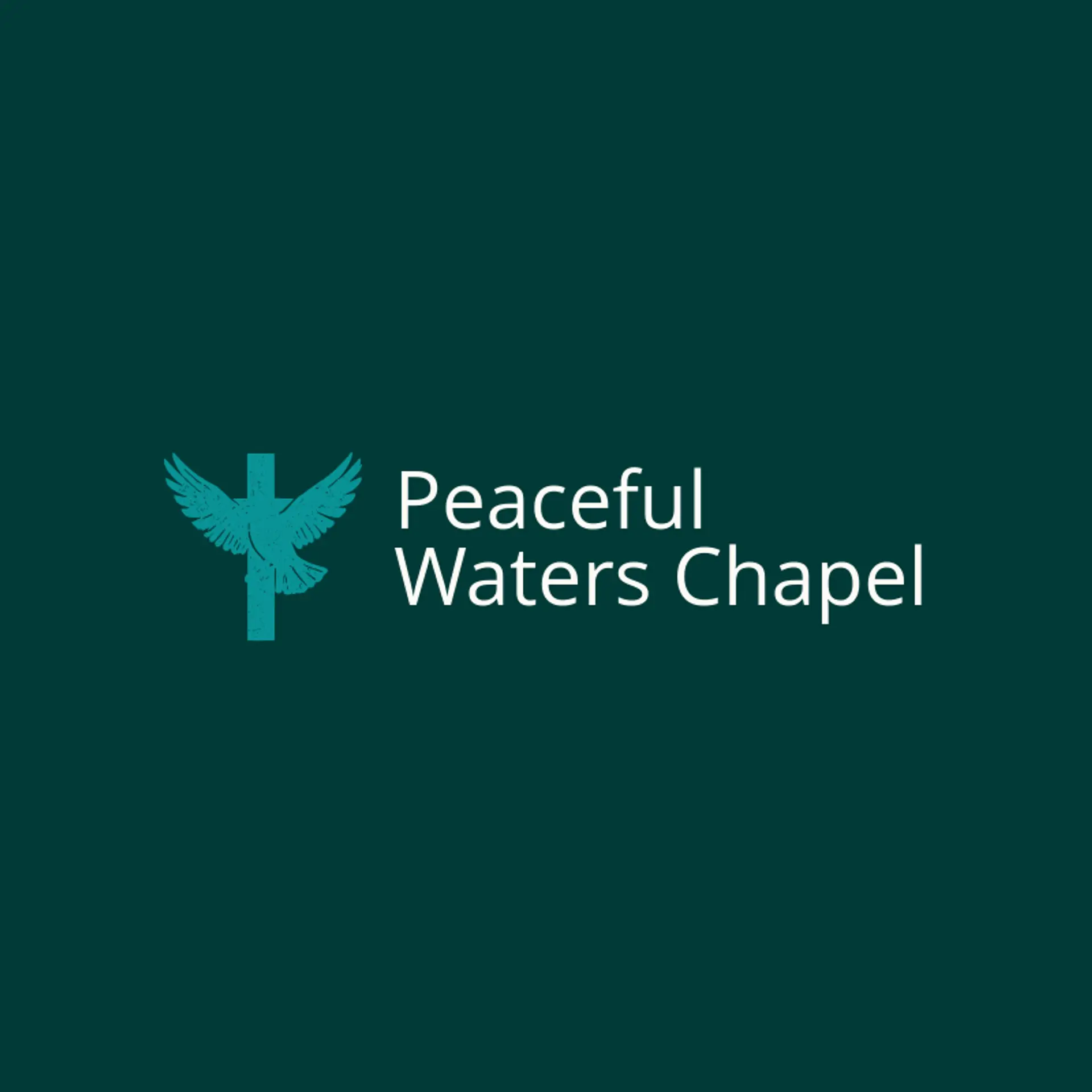 Peaceful Waters Chapel logo for christian