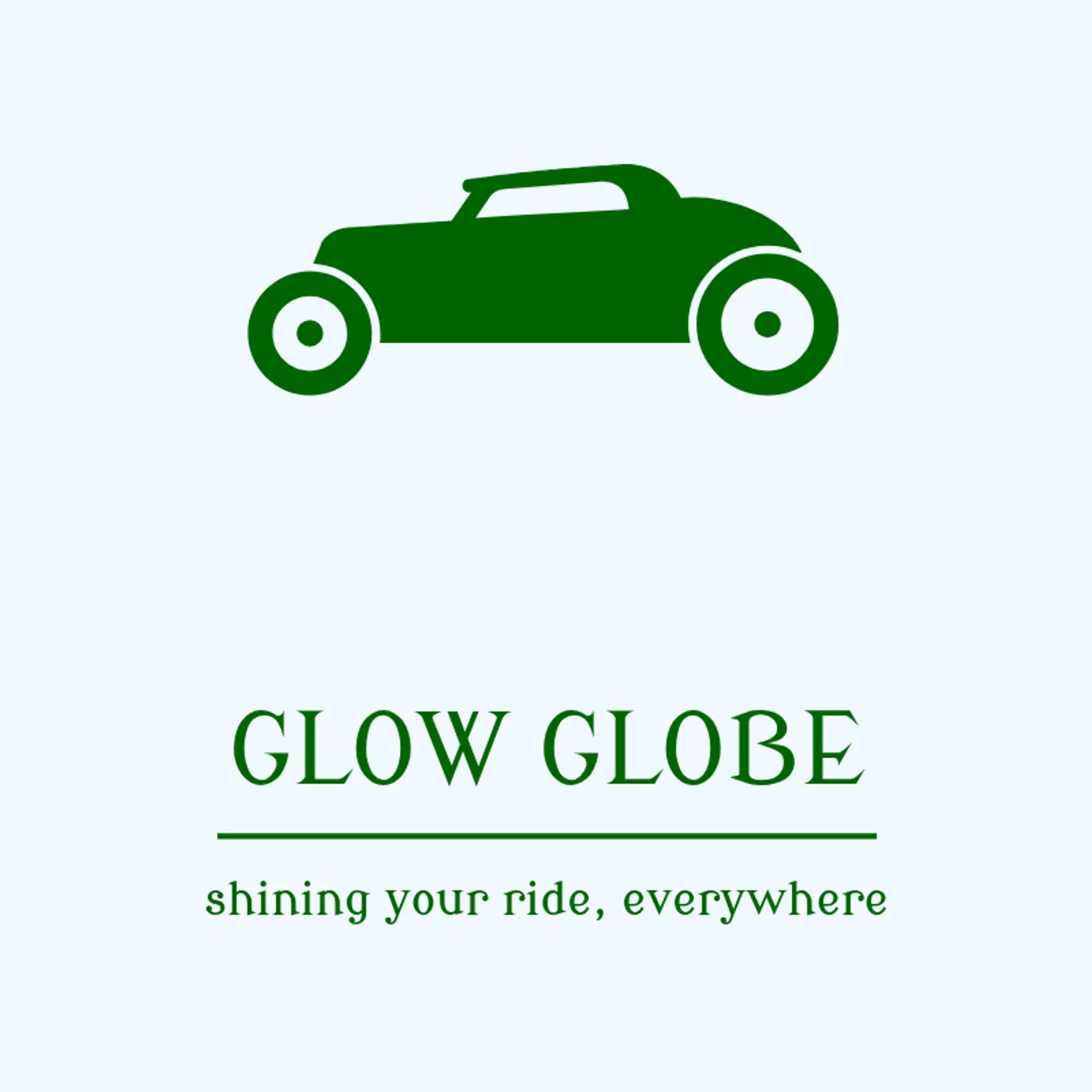 Glow Globe logo for car cleaning