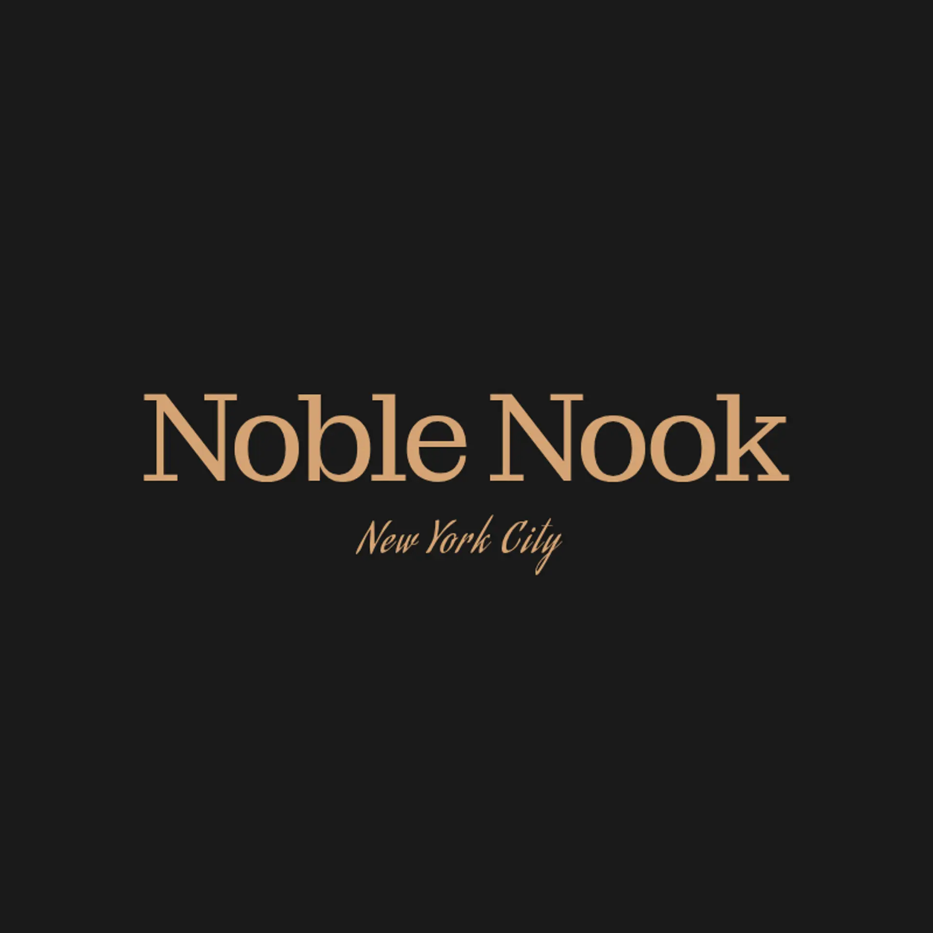 Noble Nook logo for classic fashion