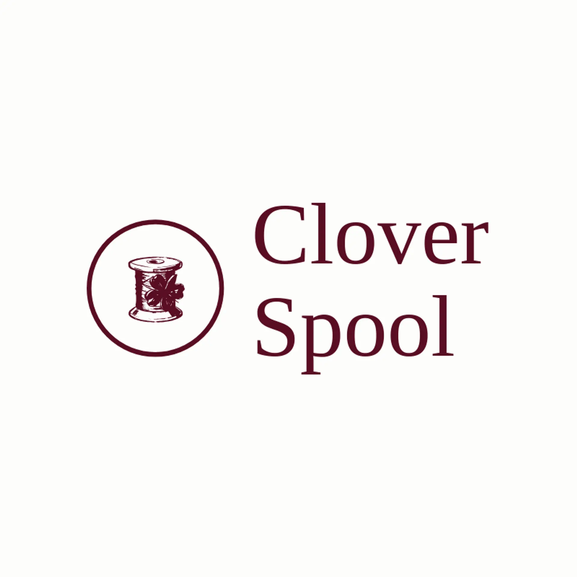 Clover Spool logo for clothes