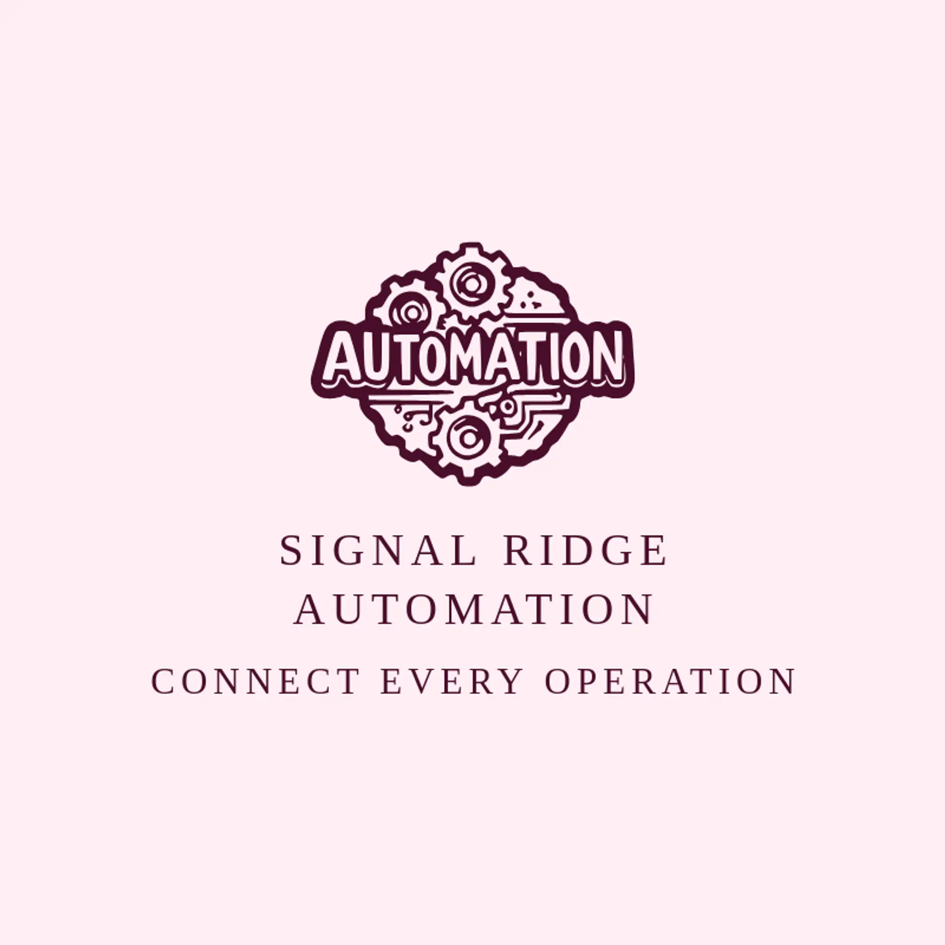 Signal Ridge Automation logo for automation