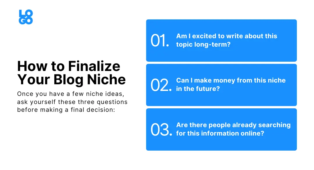 How to finalize your blog niche
