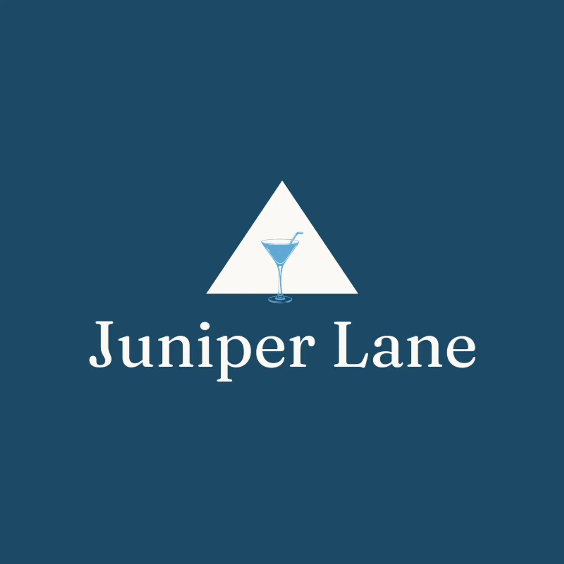 Juniper Lane logo for martini
