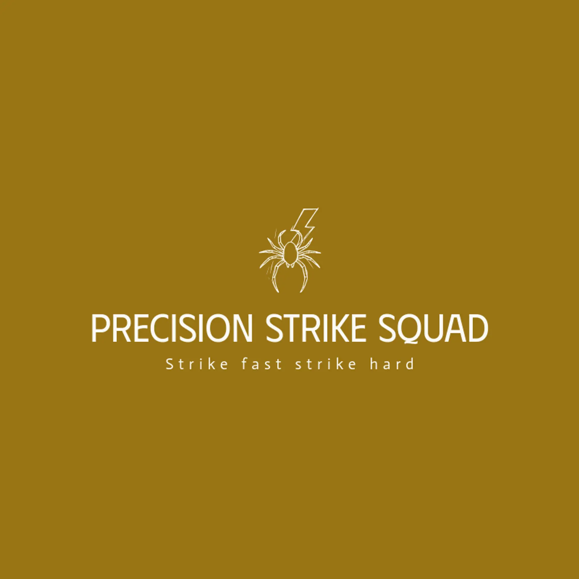 Precision Strike Squad logo for spider