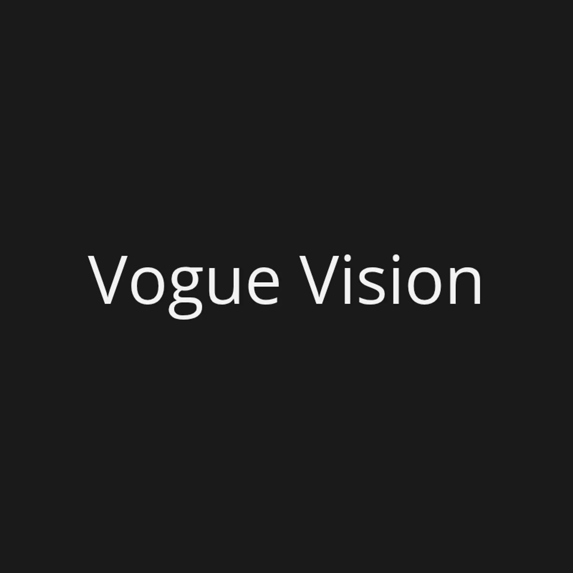 Vogue Vision logo for fashion show