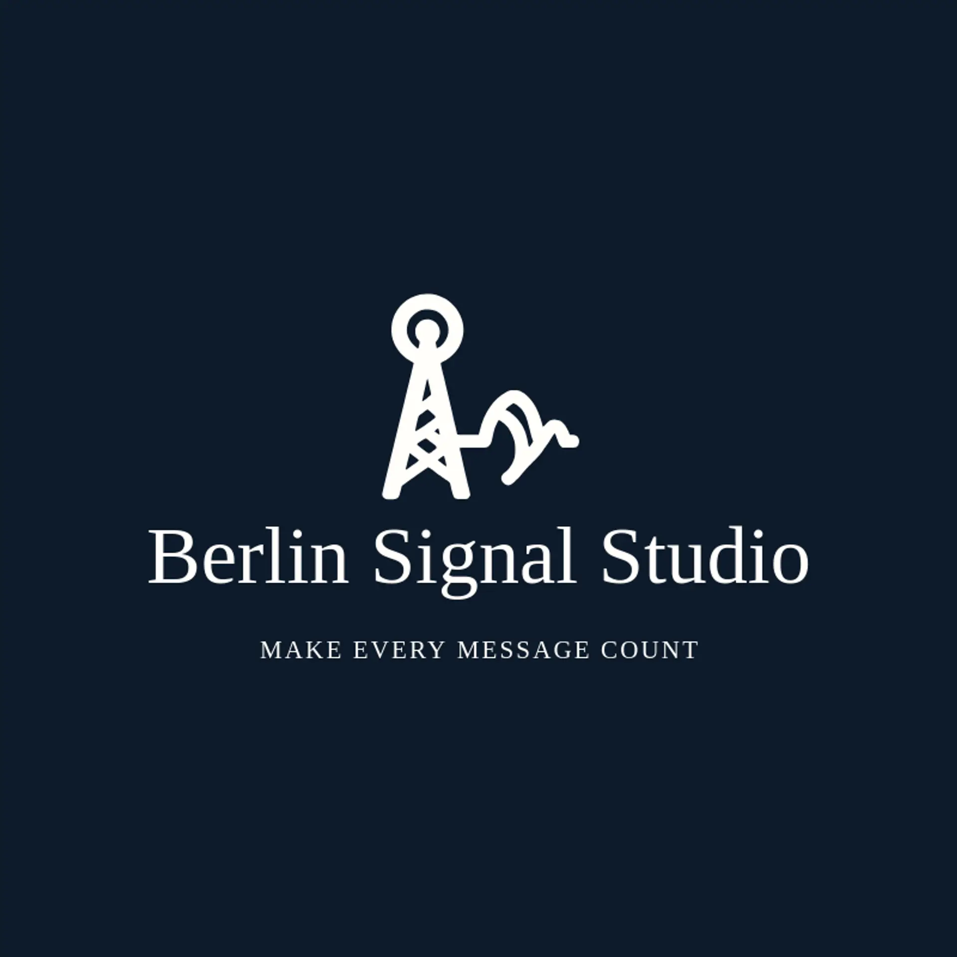Berlin Signal Studio logo for german