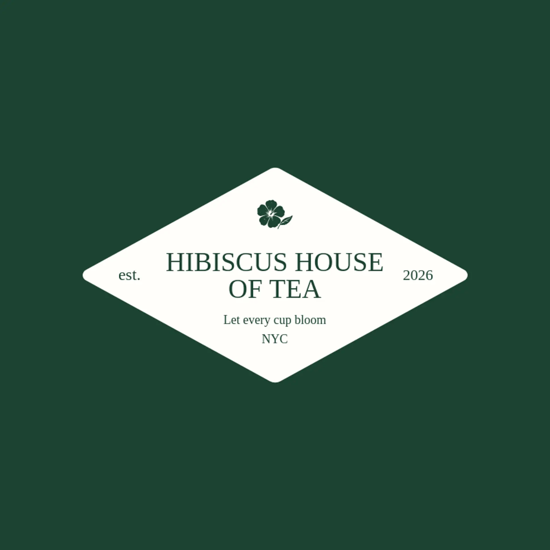 Hibiscus House of Tea logo for hibiscus