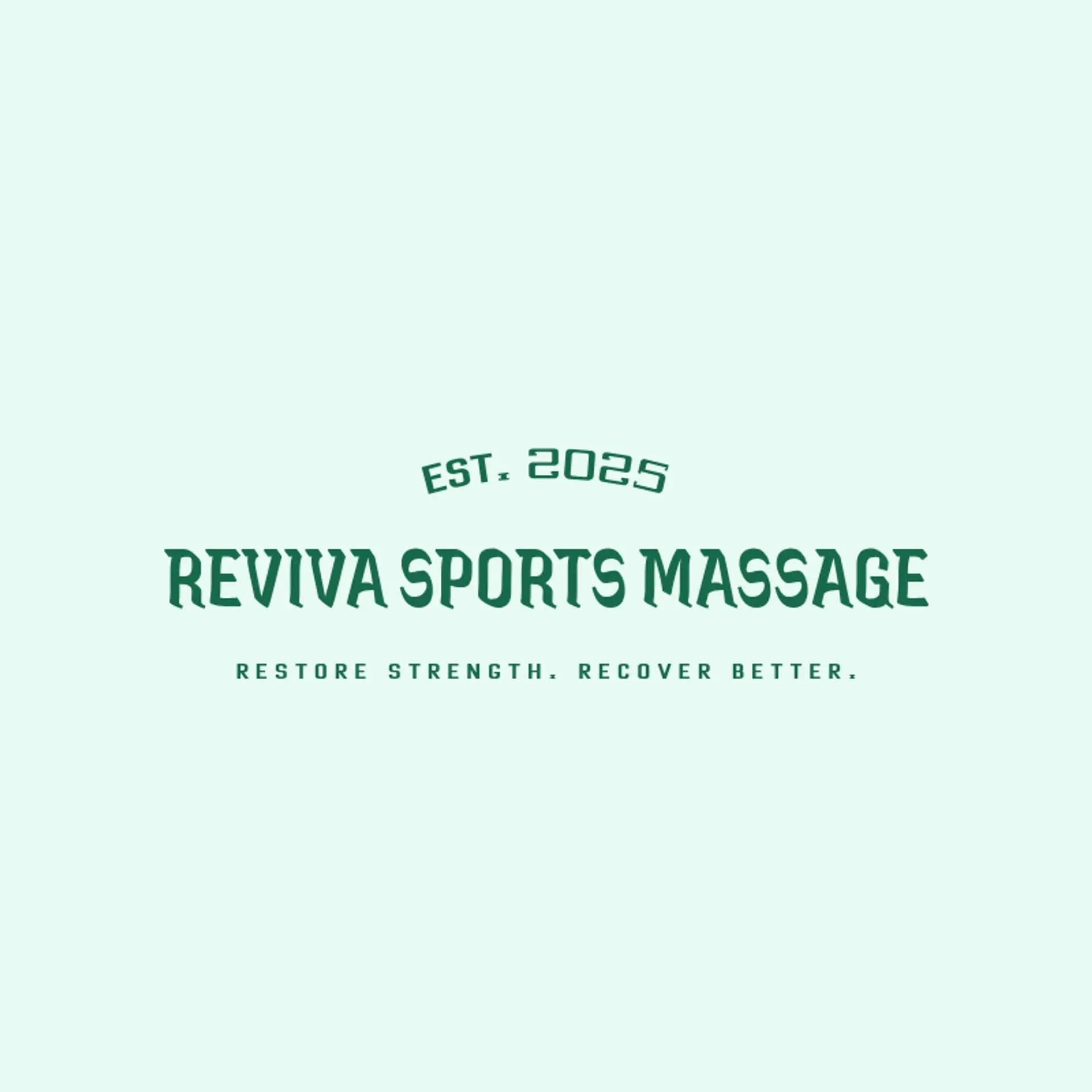Revitalize Sports Massage logo for sports massage
