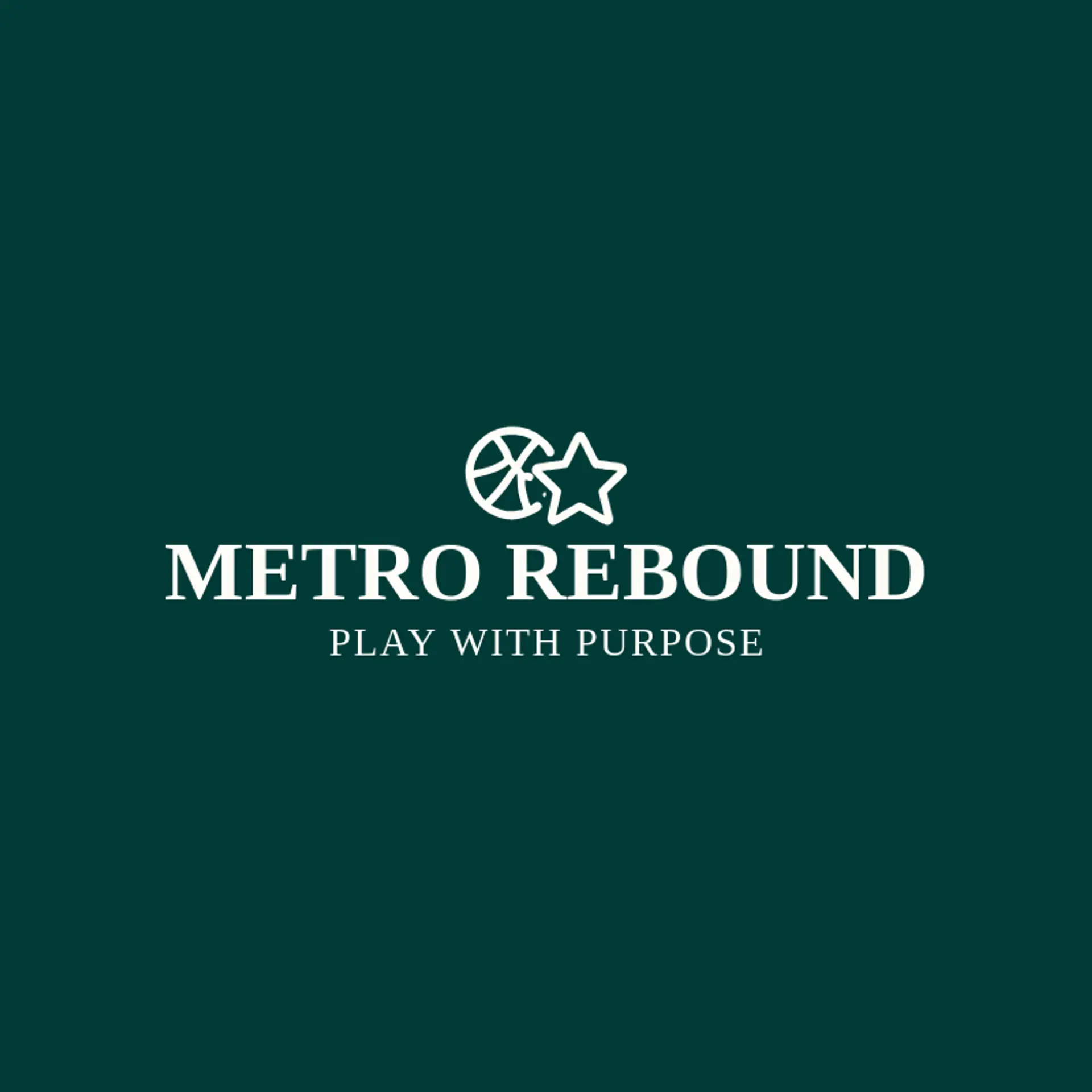 Metro Rebound logo for basketball team
