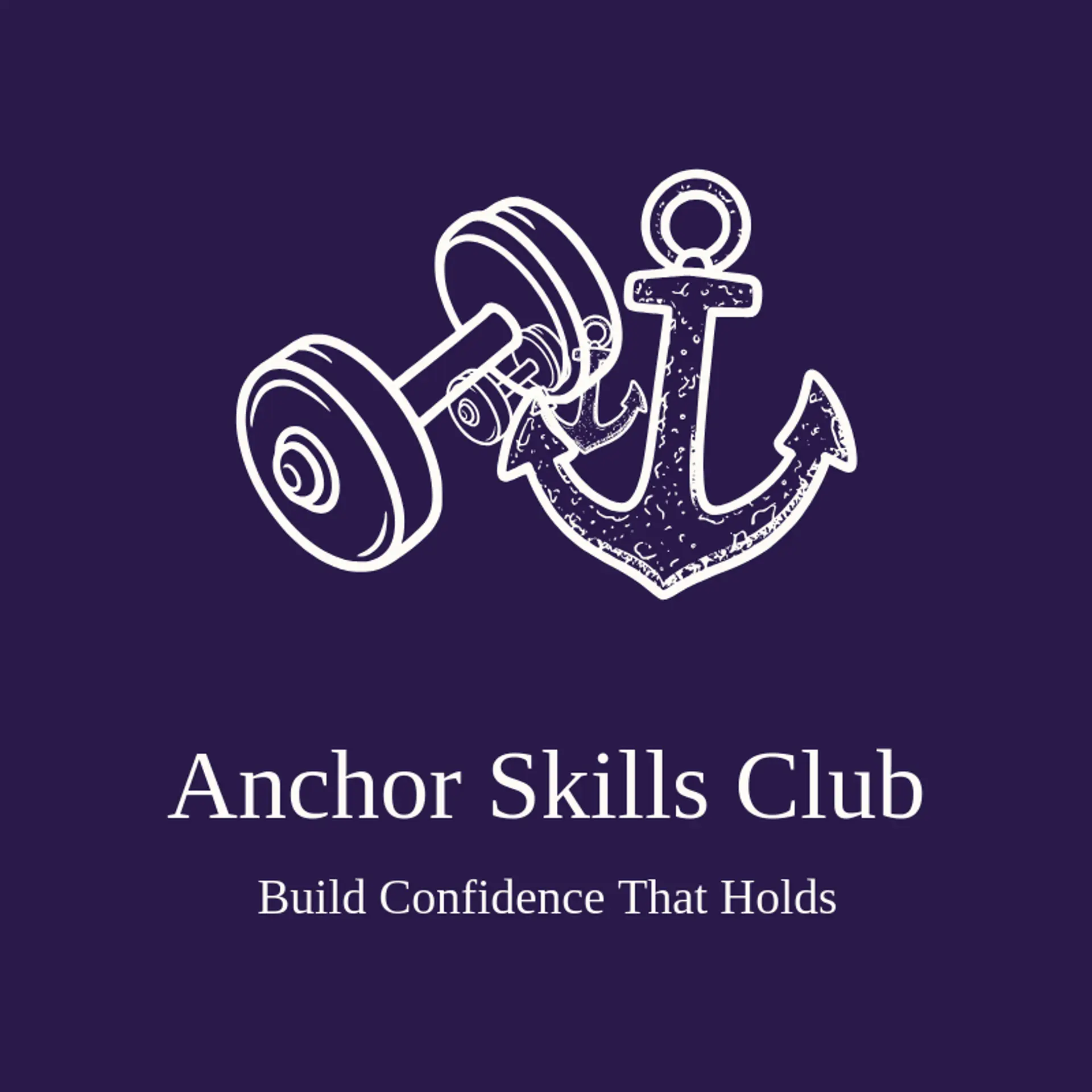 Anchor Skills Club logo for training