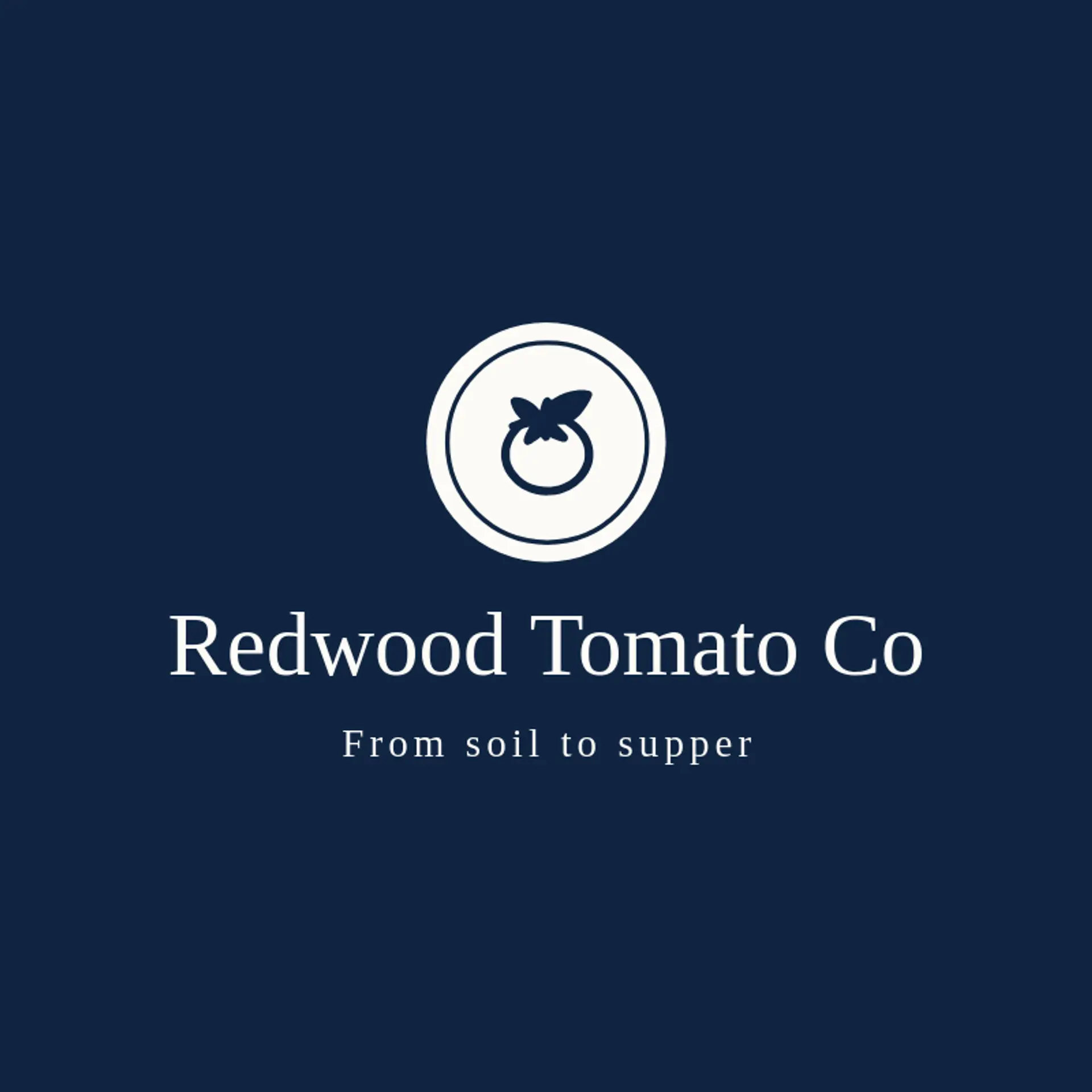 Redwood Tomato Co logo for tomato