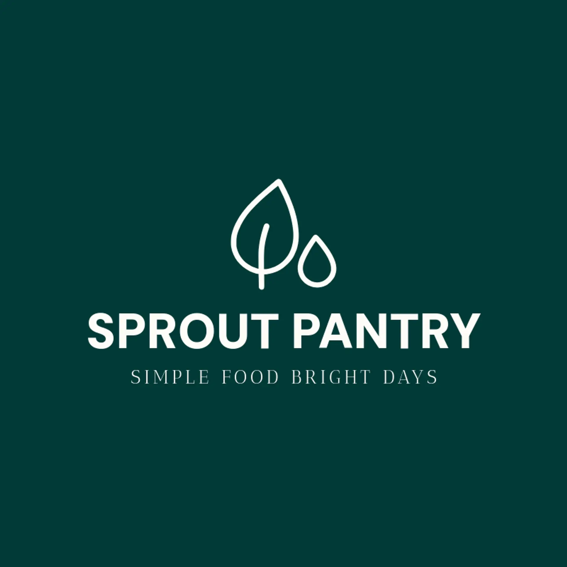Sprout Pantry logo for vegan