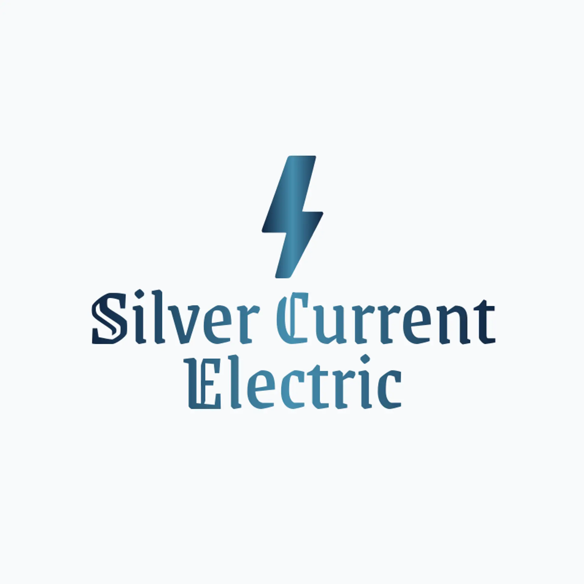 Silver Current Electric logo for thunderbolt