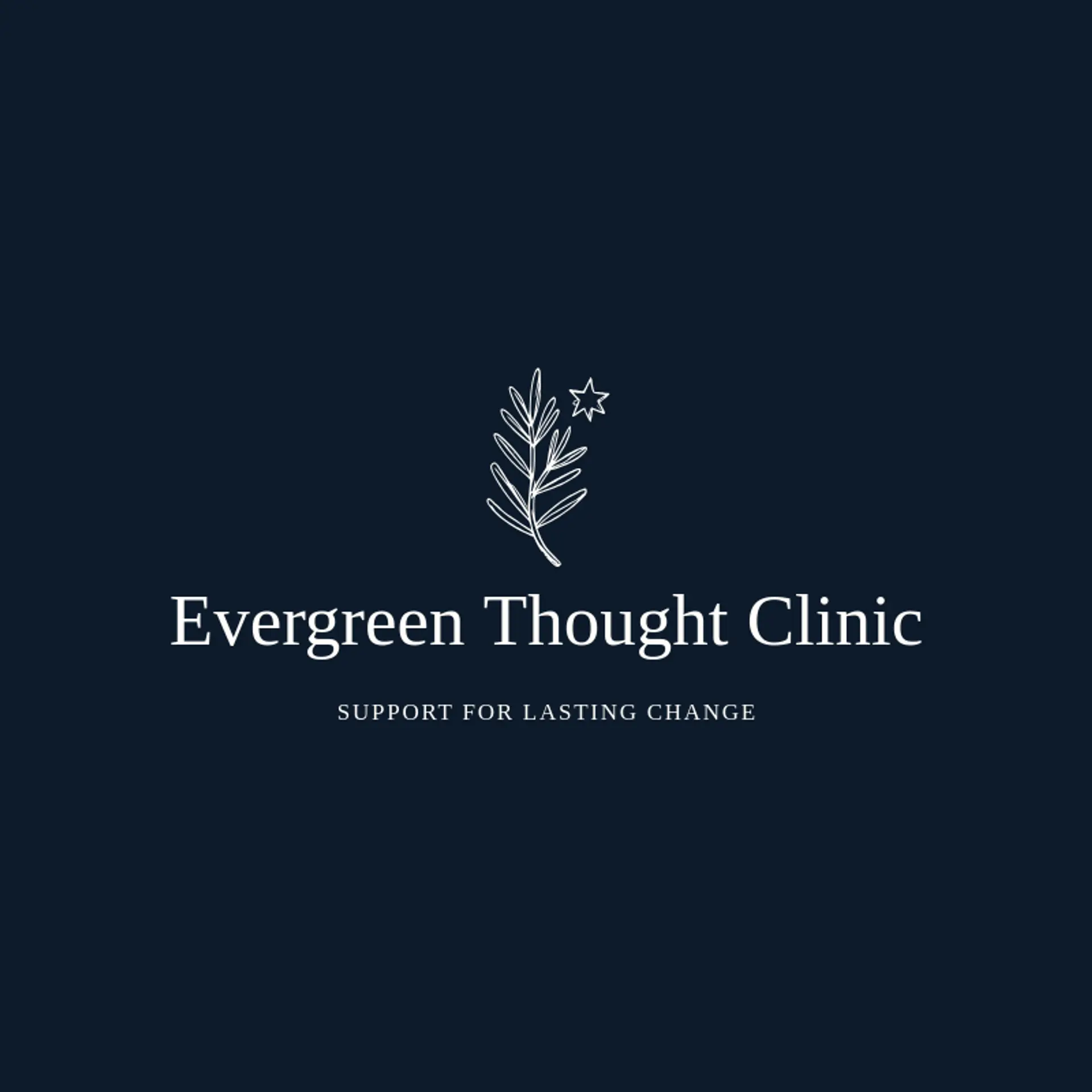 Evergreen Thought Clinic logo for psychologist
