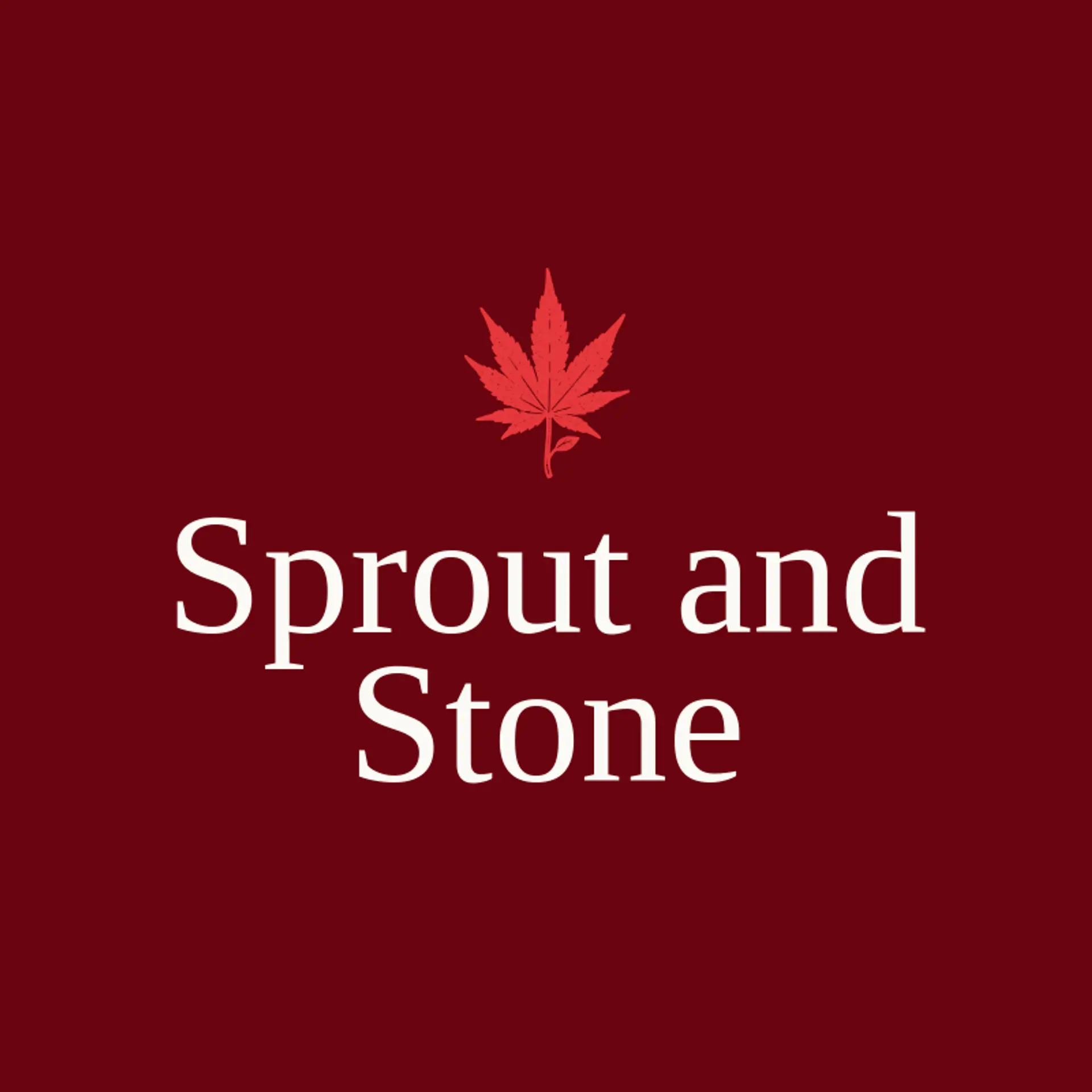 Sprout and Stone logo for marijuana