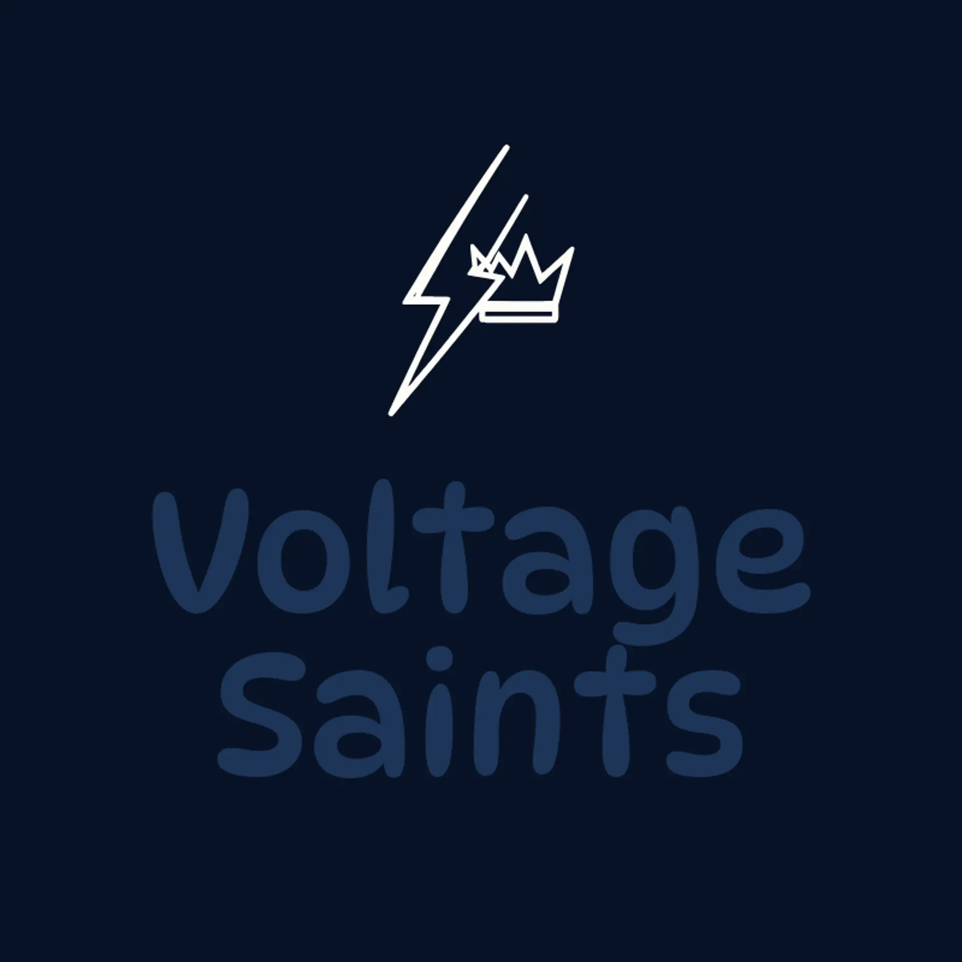Voltage Saints logo for metal band