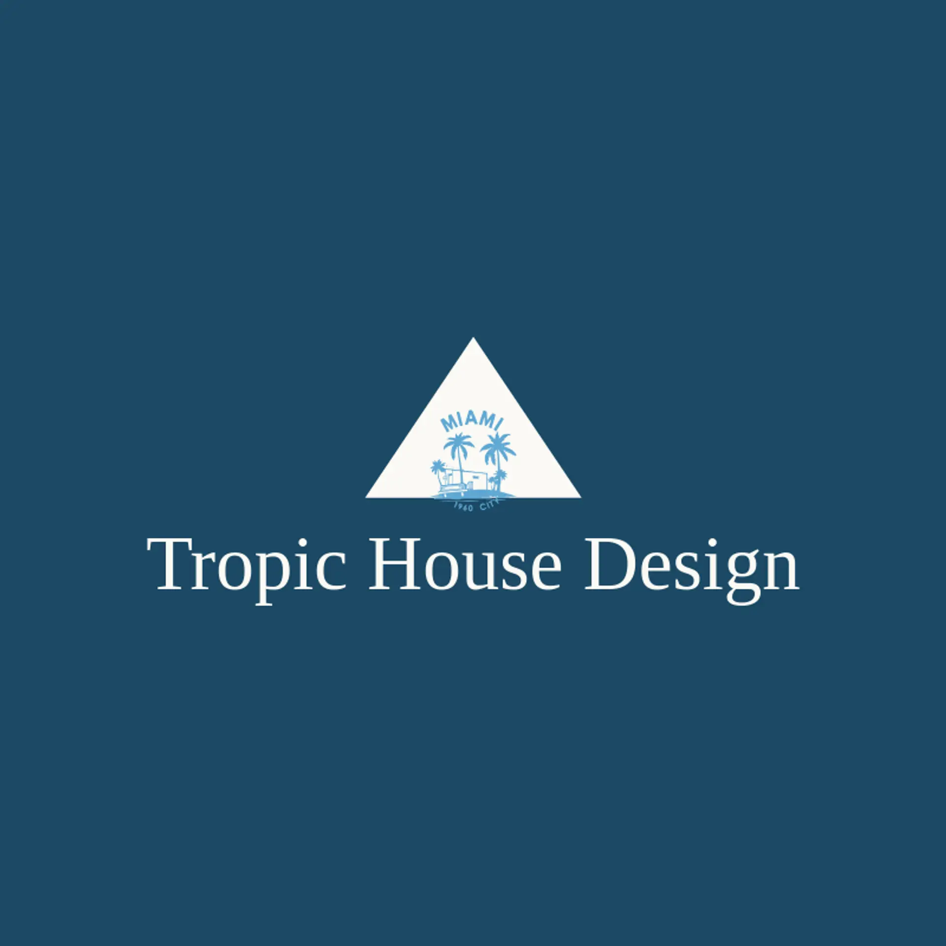 Tropic House Design logo for miami