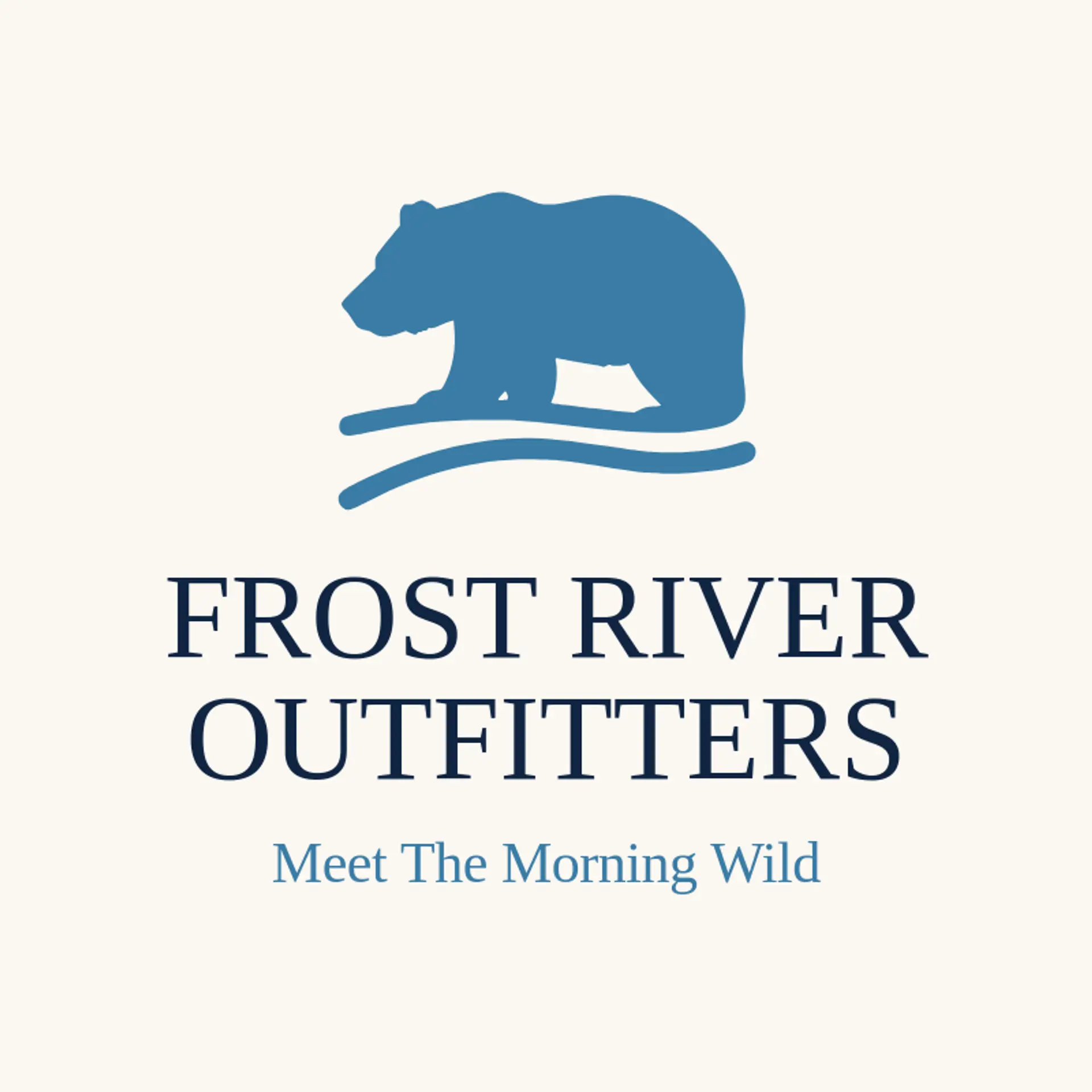 Frost River Outfitters logo for grizzly bear