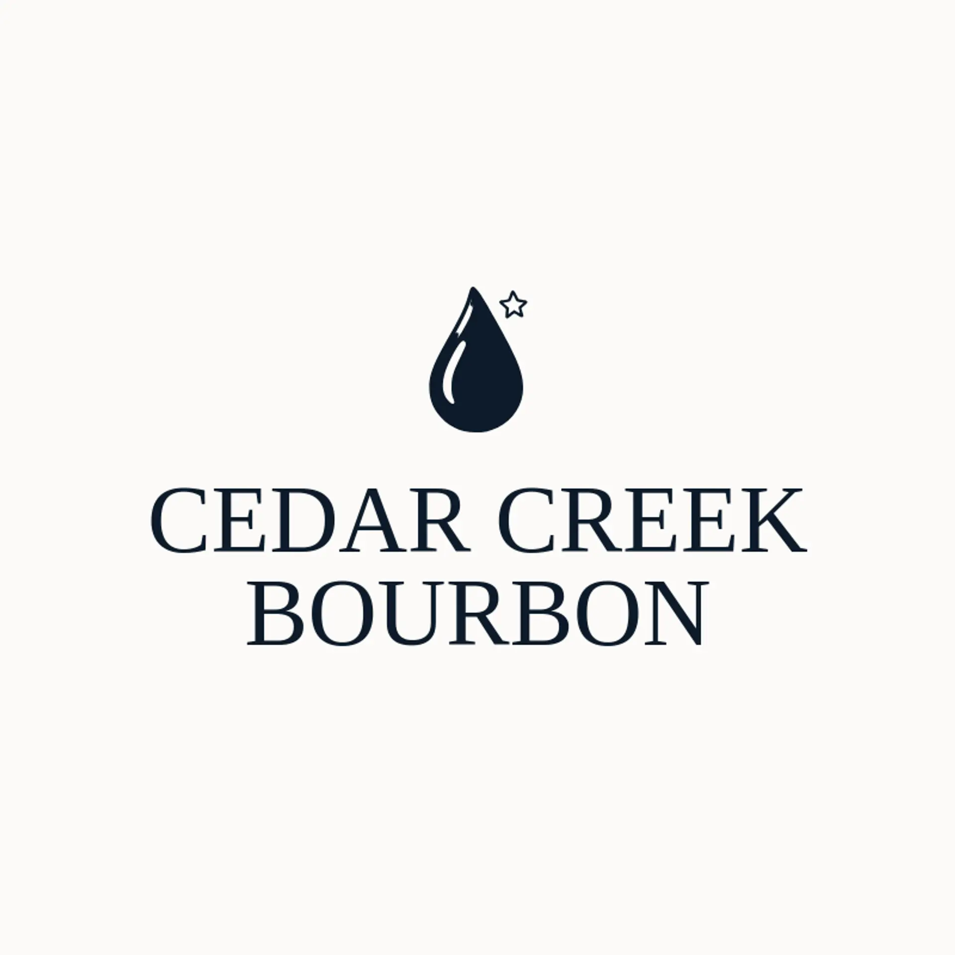 Cedar Creek Bourbon logo for bourbon