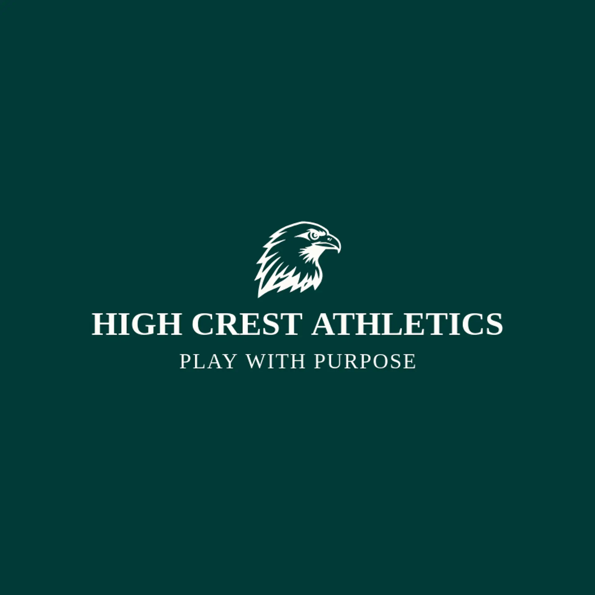 High Crest Athletics logo for falcon