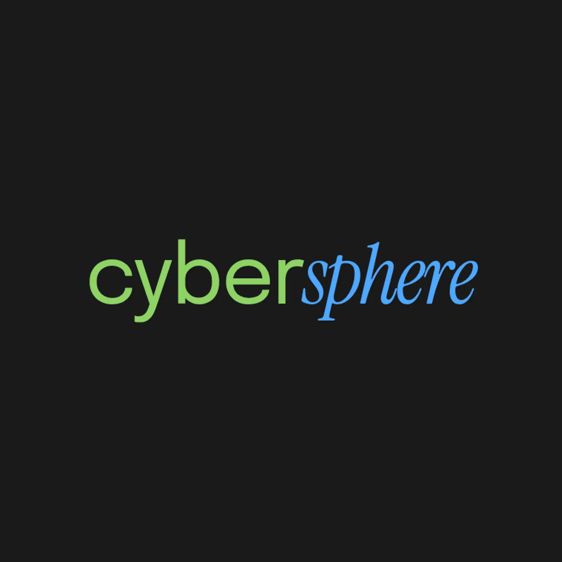 Cyber Sphere logo for digital tech