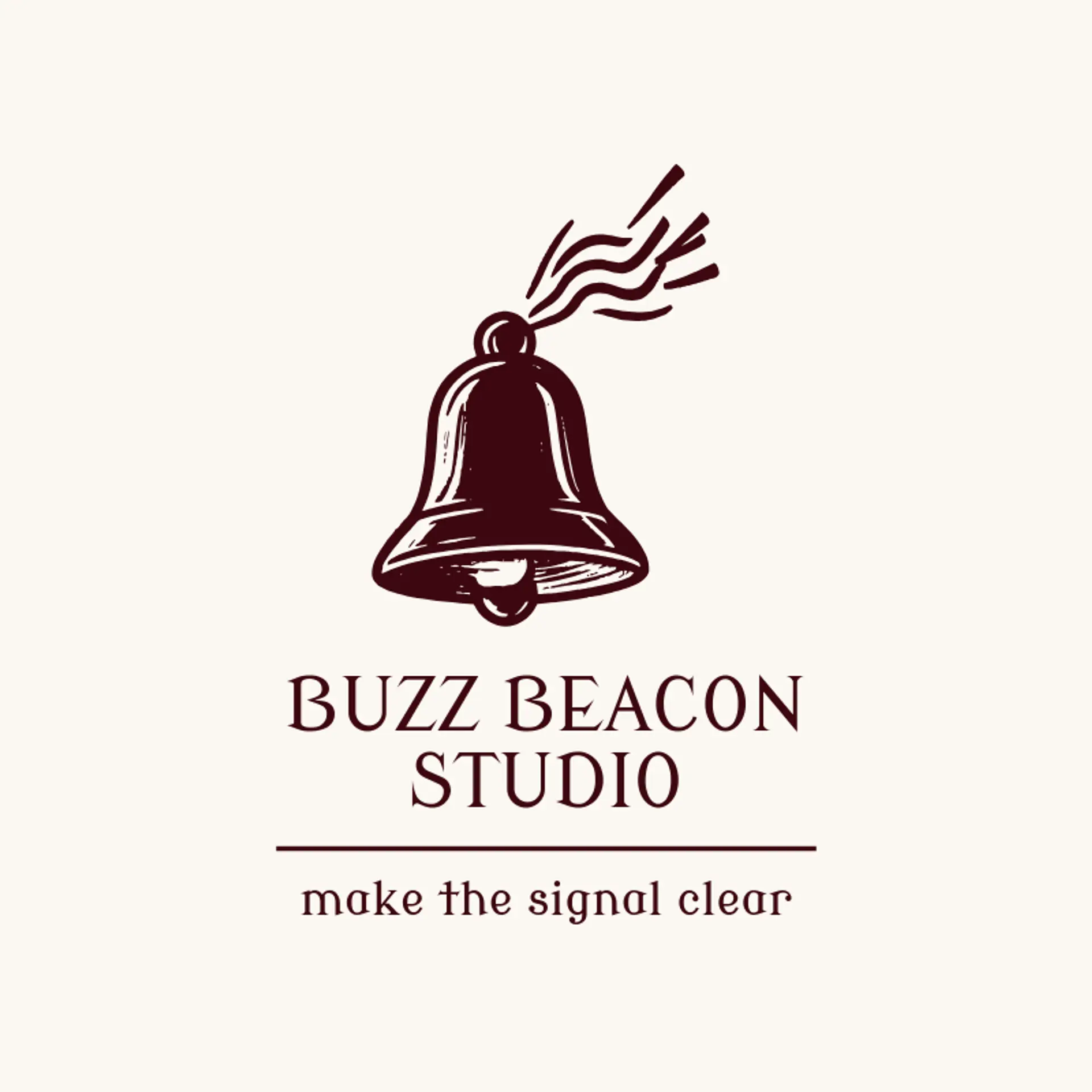Buzz Beacon Studio logo for social media