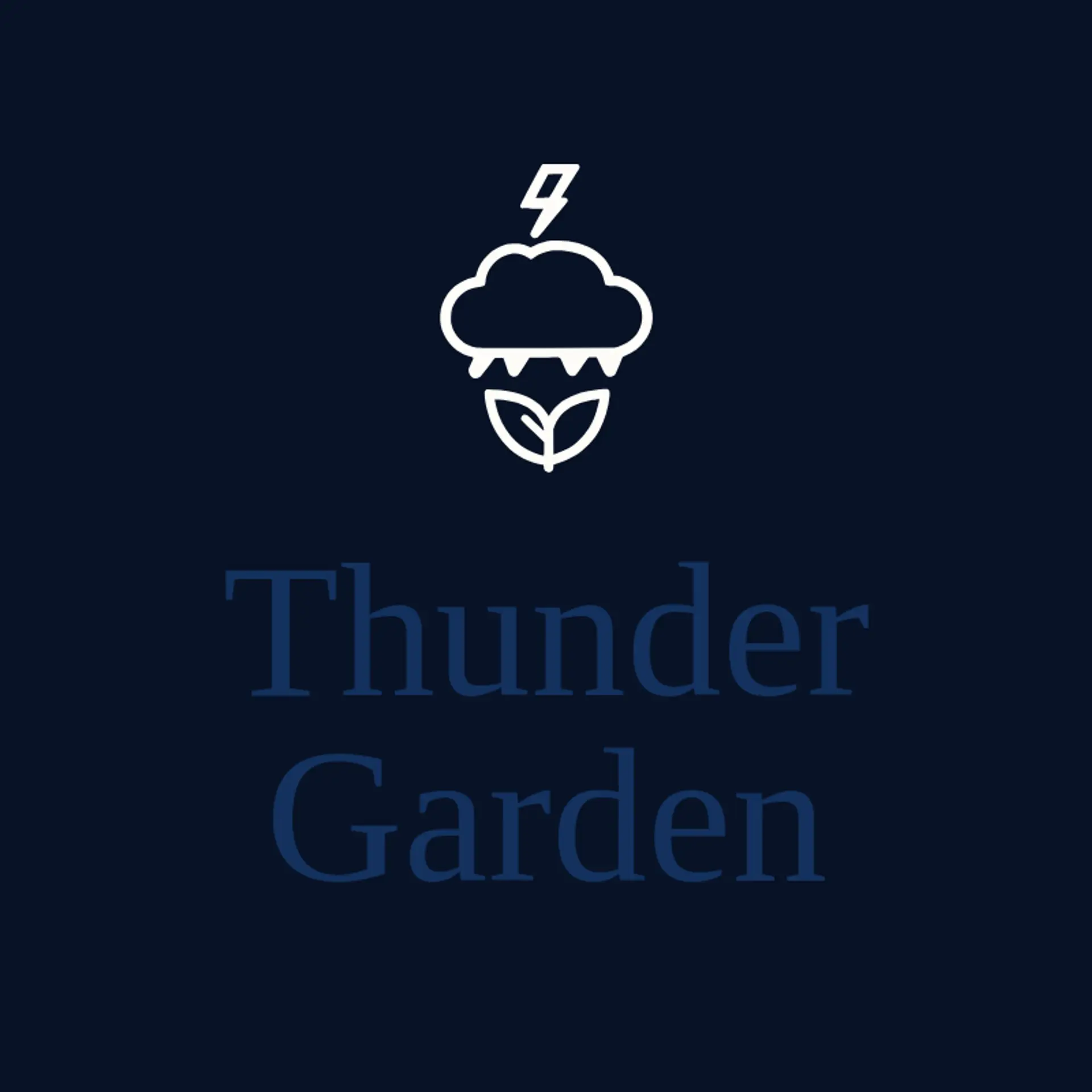 Thunder Garden logo for rain