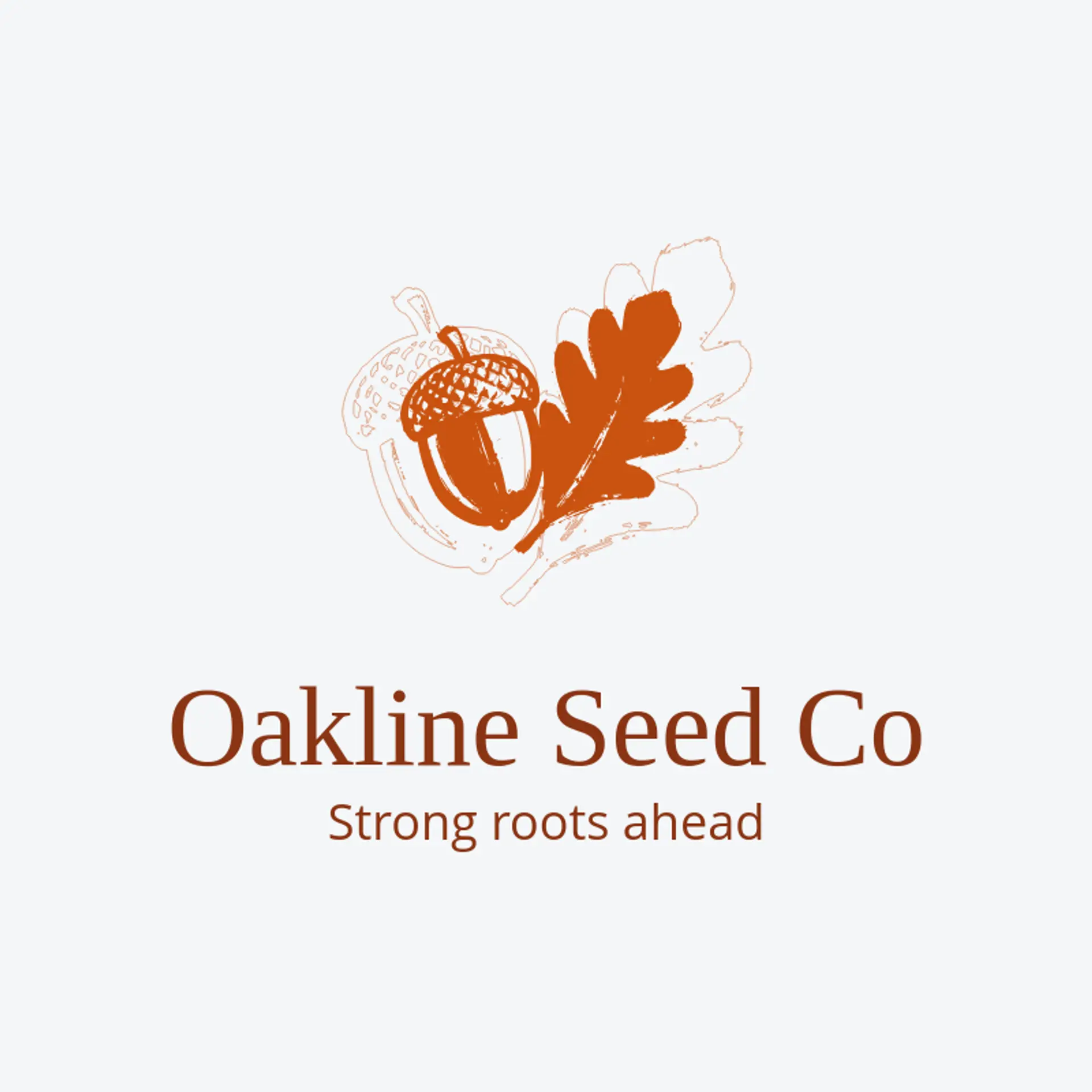 Oakline Seed Co logo for seed
