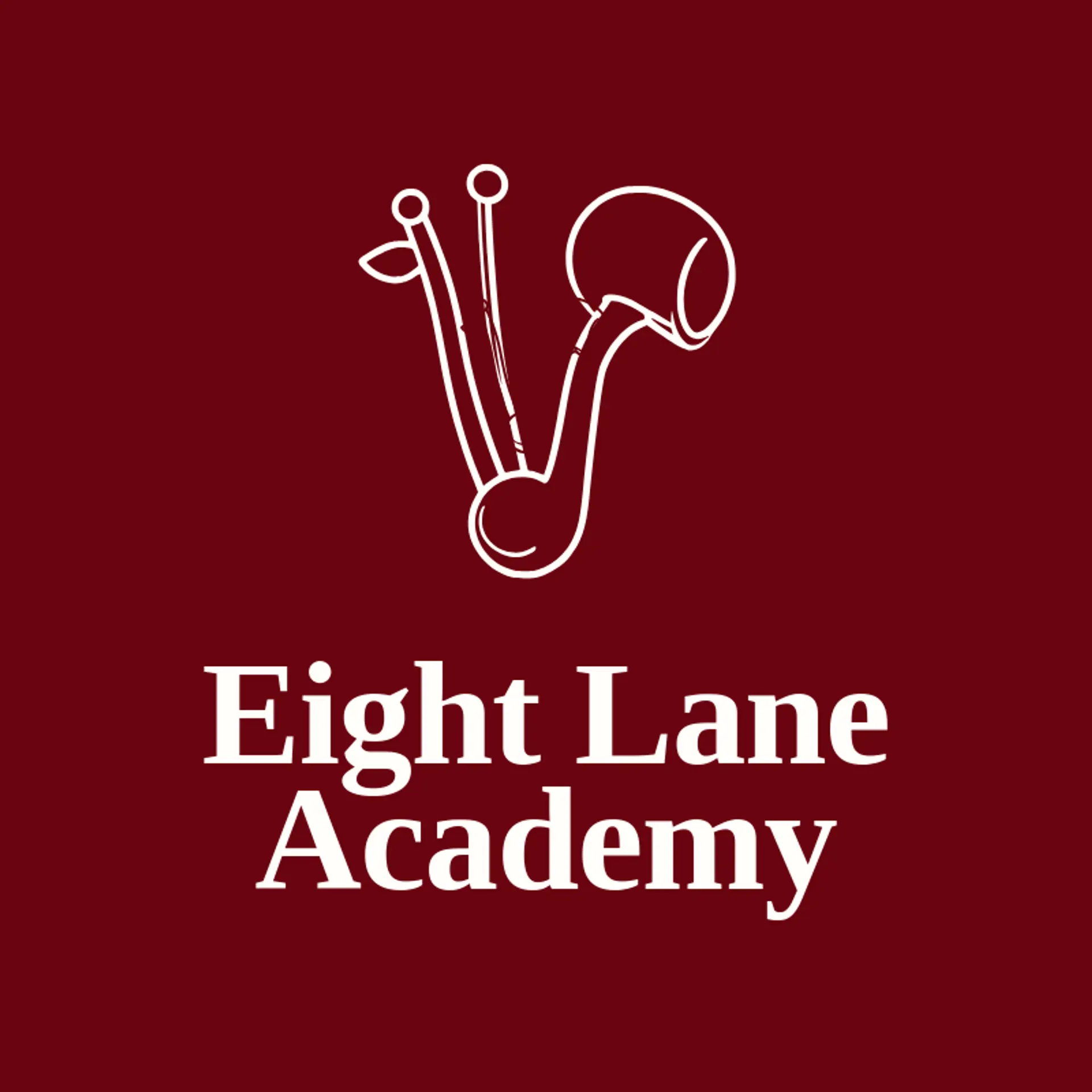 Eight Lane Academy logo for swimming