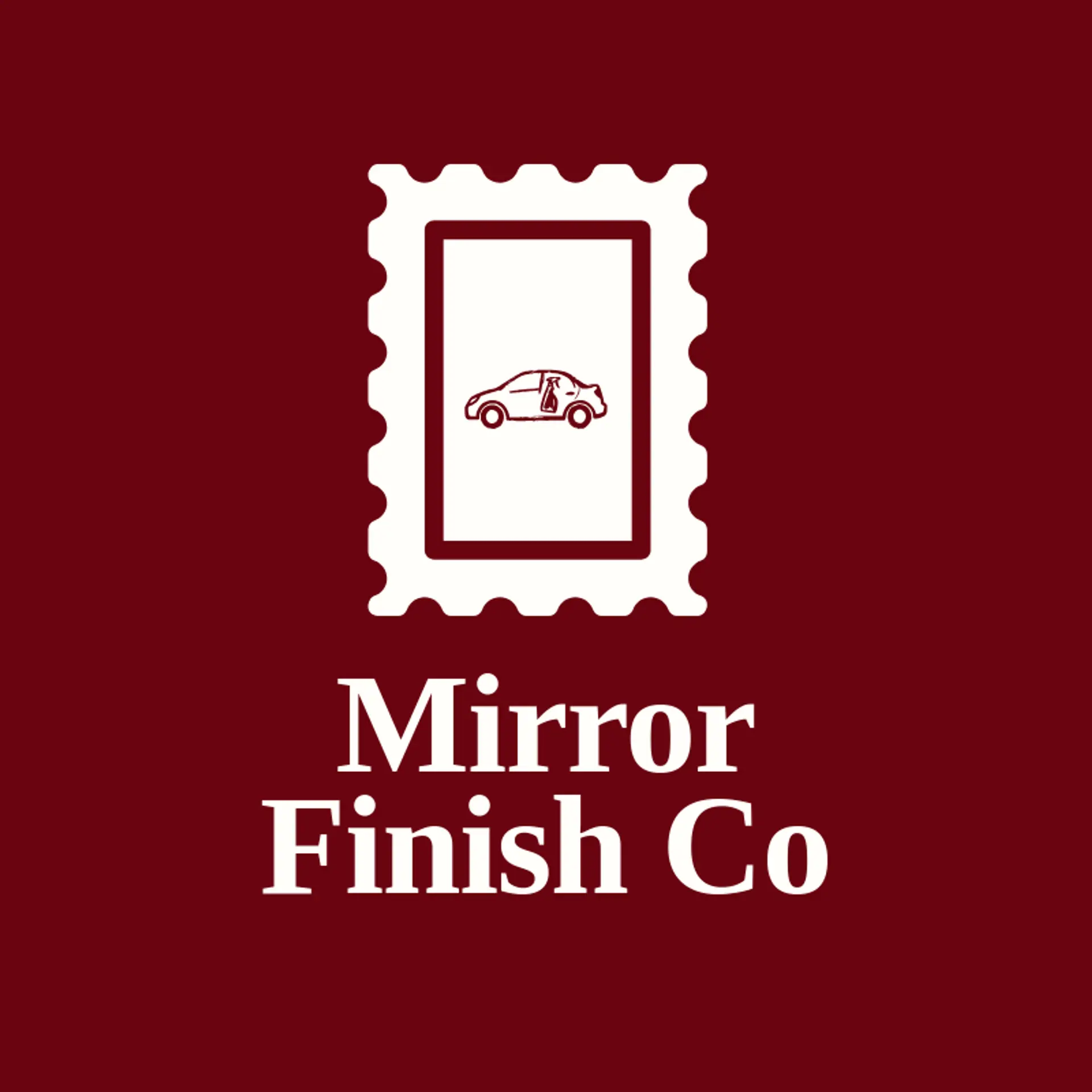 Mirror Finish Co logo for mobile detailing