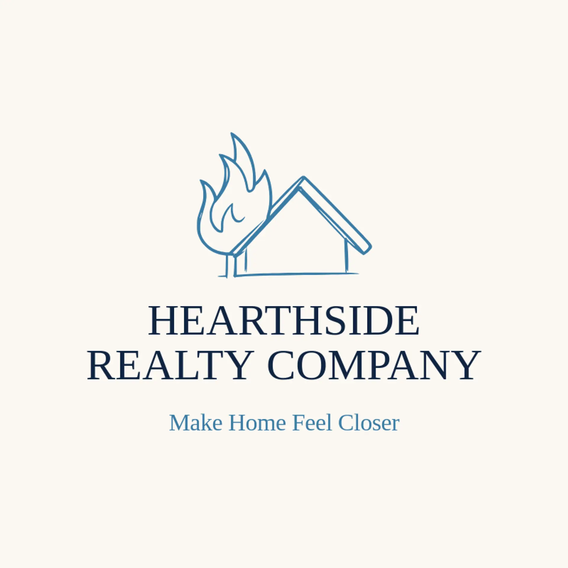 Hearthside Realty Company logo for realty