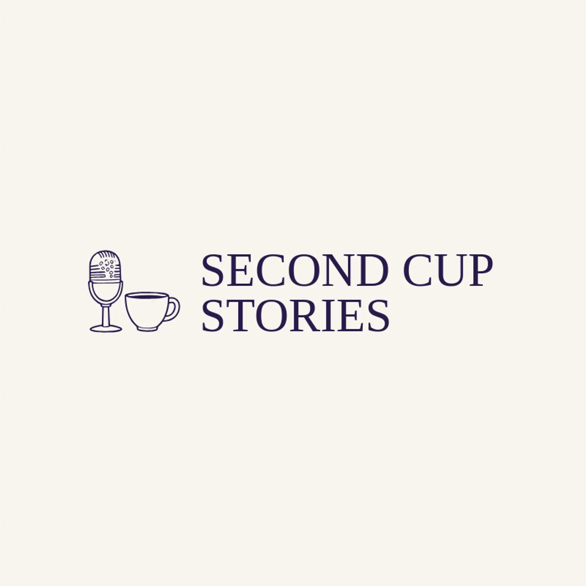 Second Cup Stories logo for talk show
