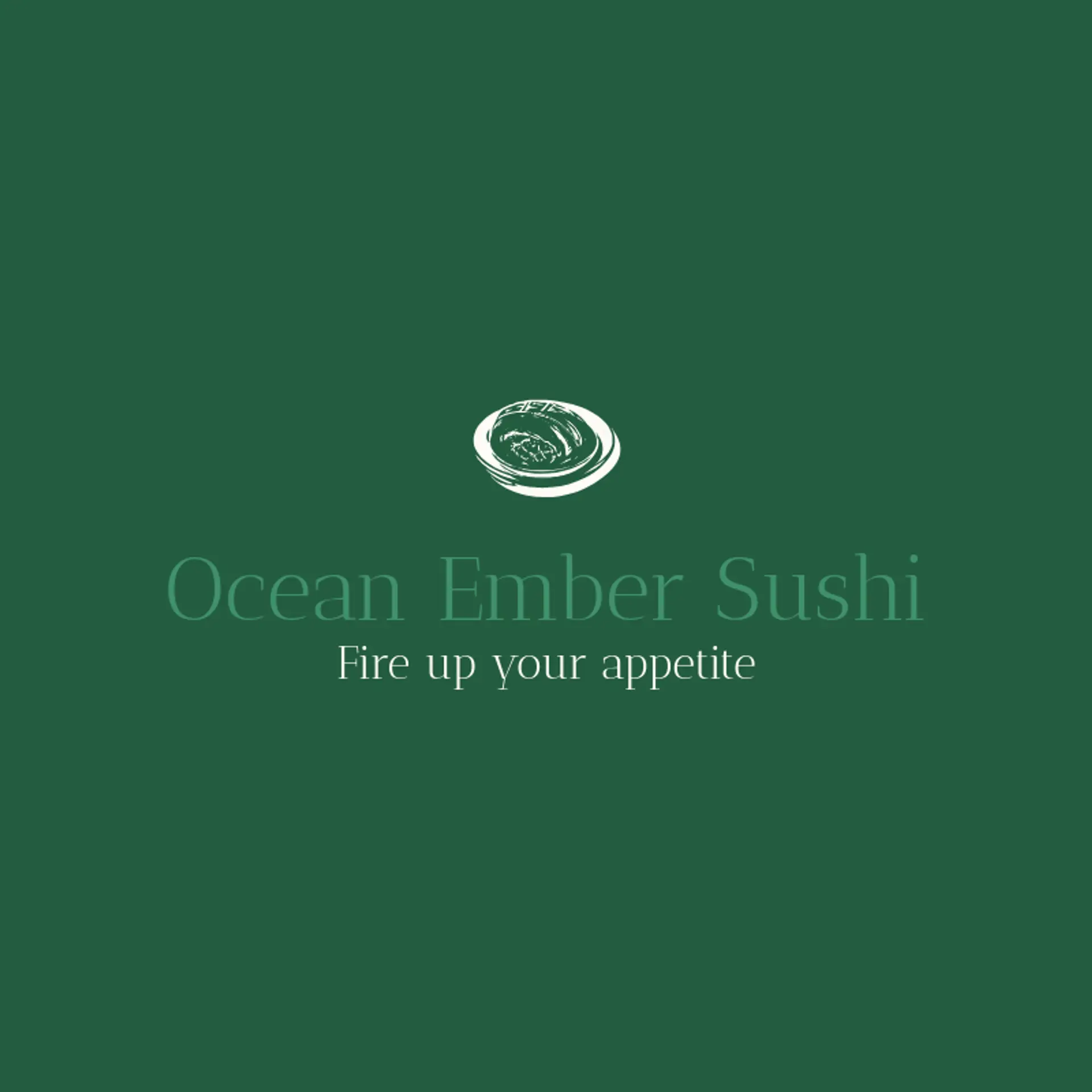 Ocean Ember Sushi logo for sushi