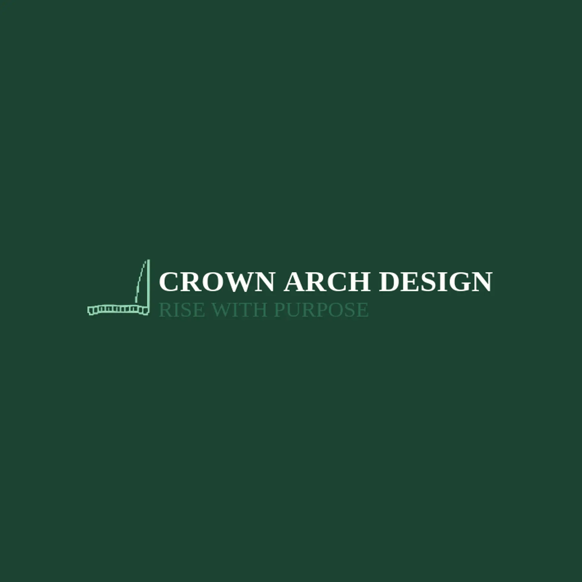 Crown Arch Design logo for arch