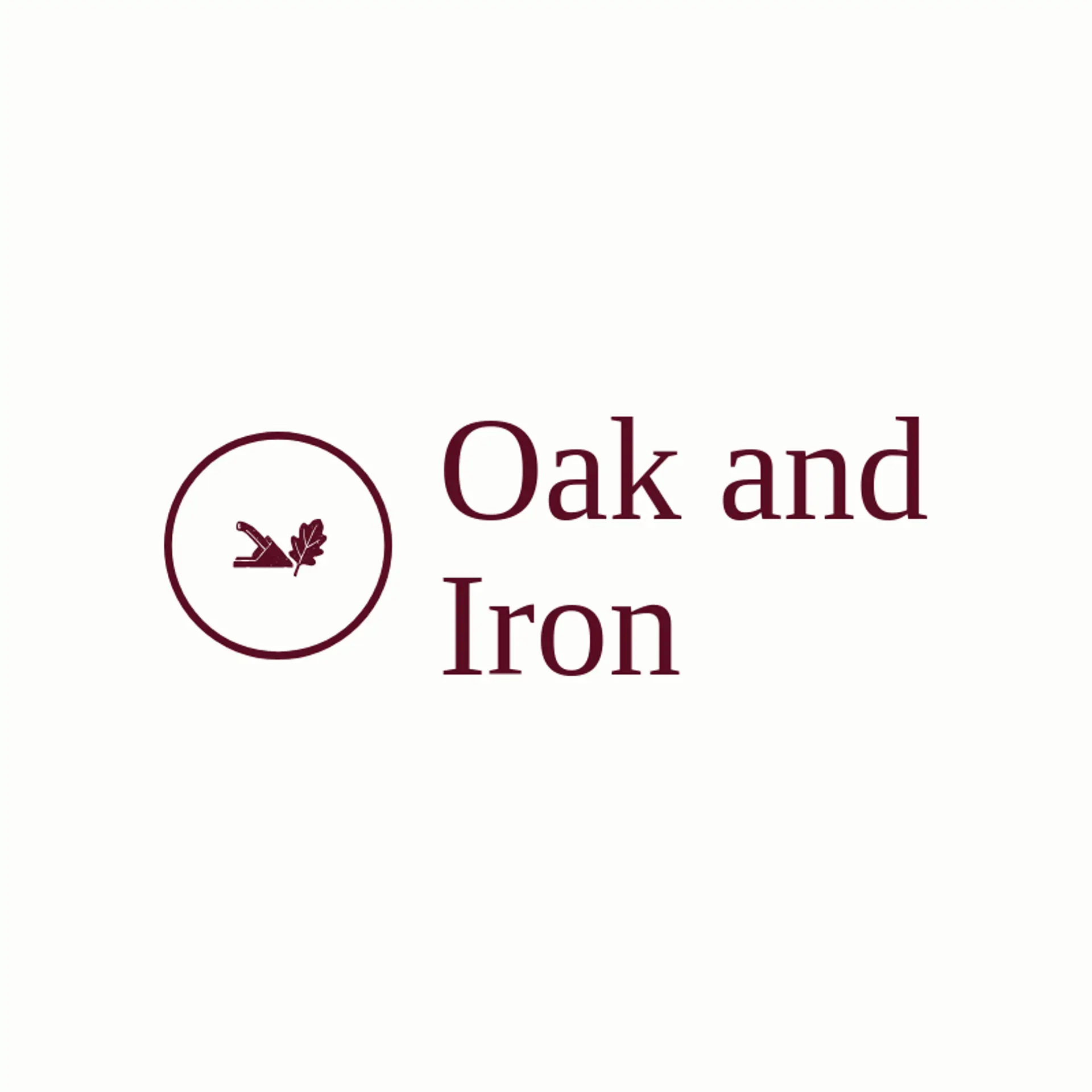 Oak and Iron logo for tool