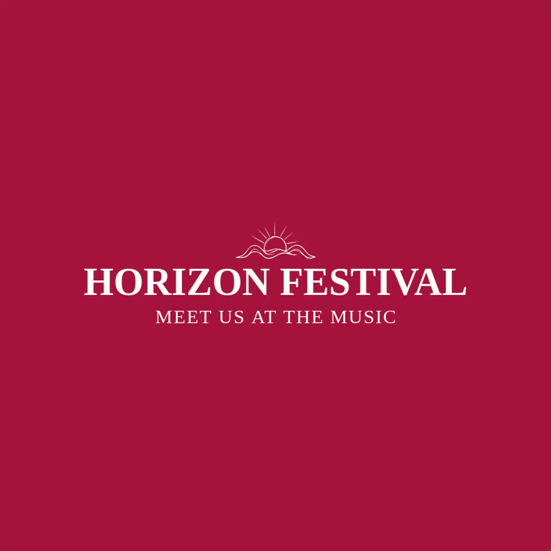 Horizon Festival logo for concert