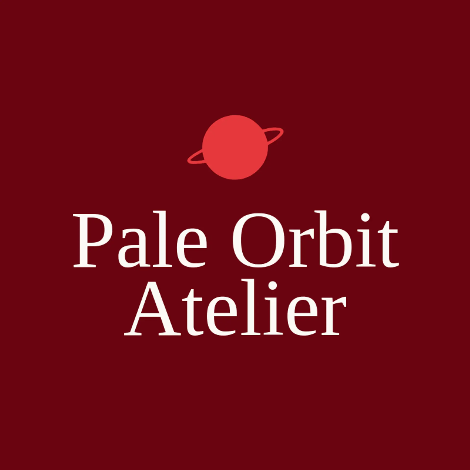 Pale Orbit Atelier logo for sphere