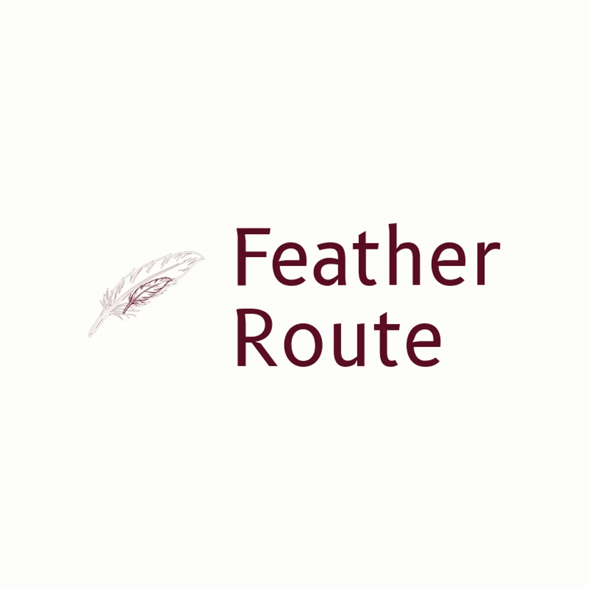 Feather Route logo for airline