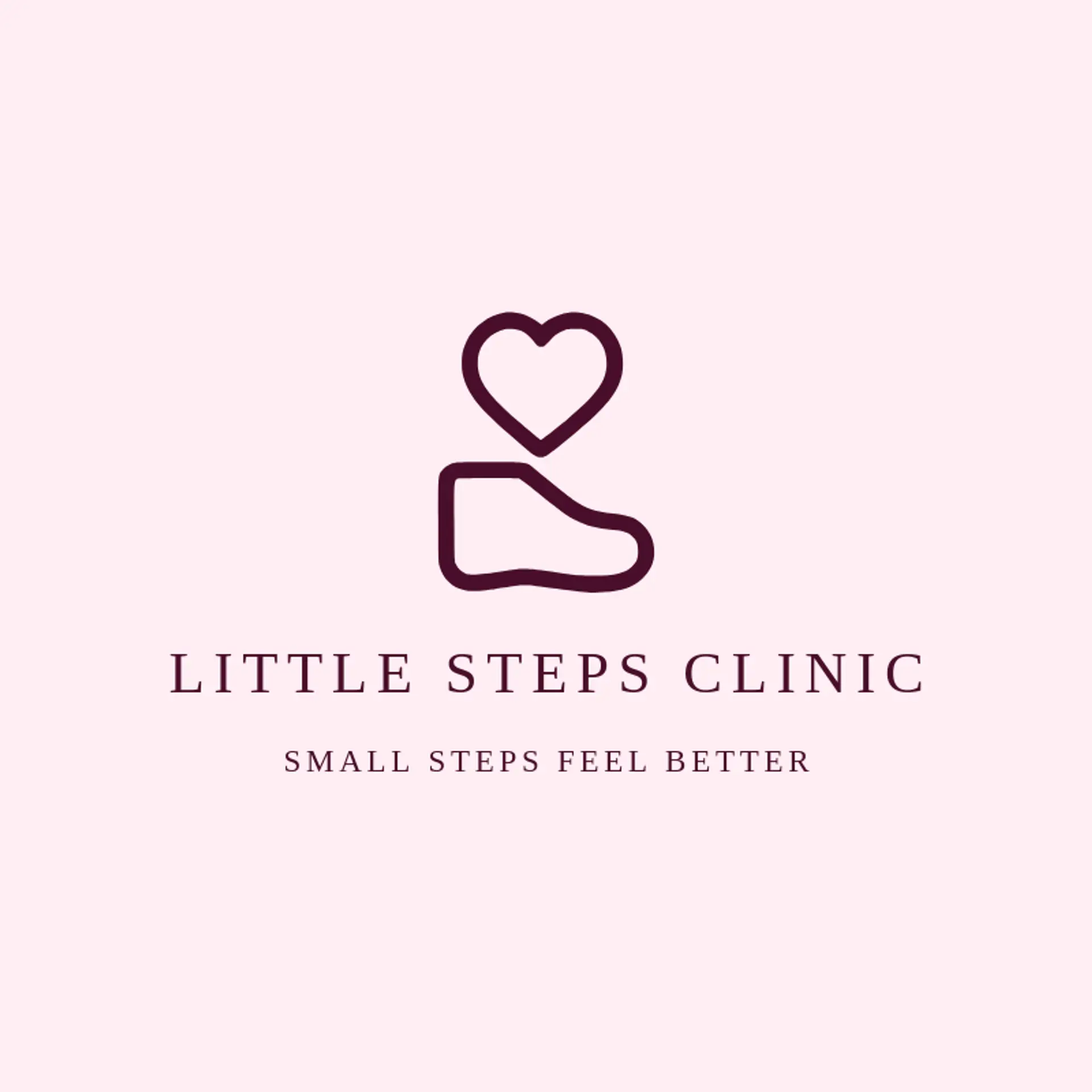 Little Steps Clinic logo for foot