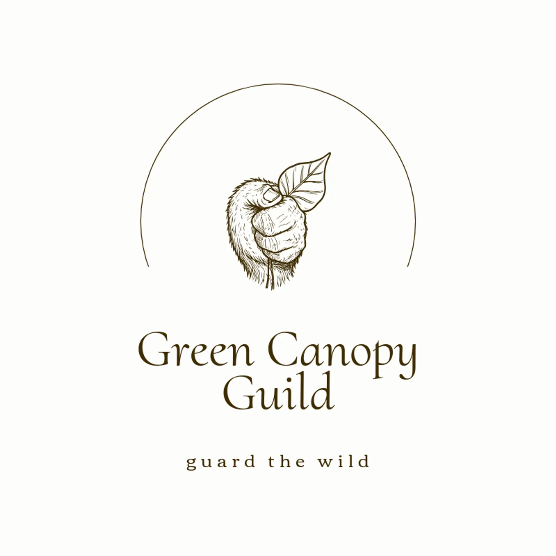Green Canopy Guild logo for gorilla