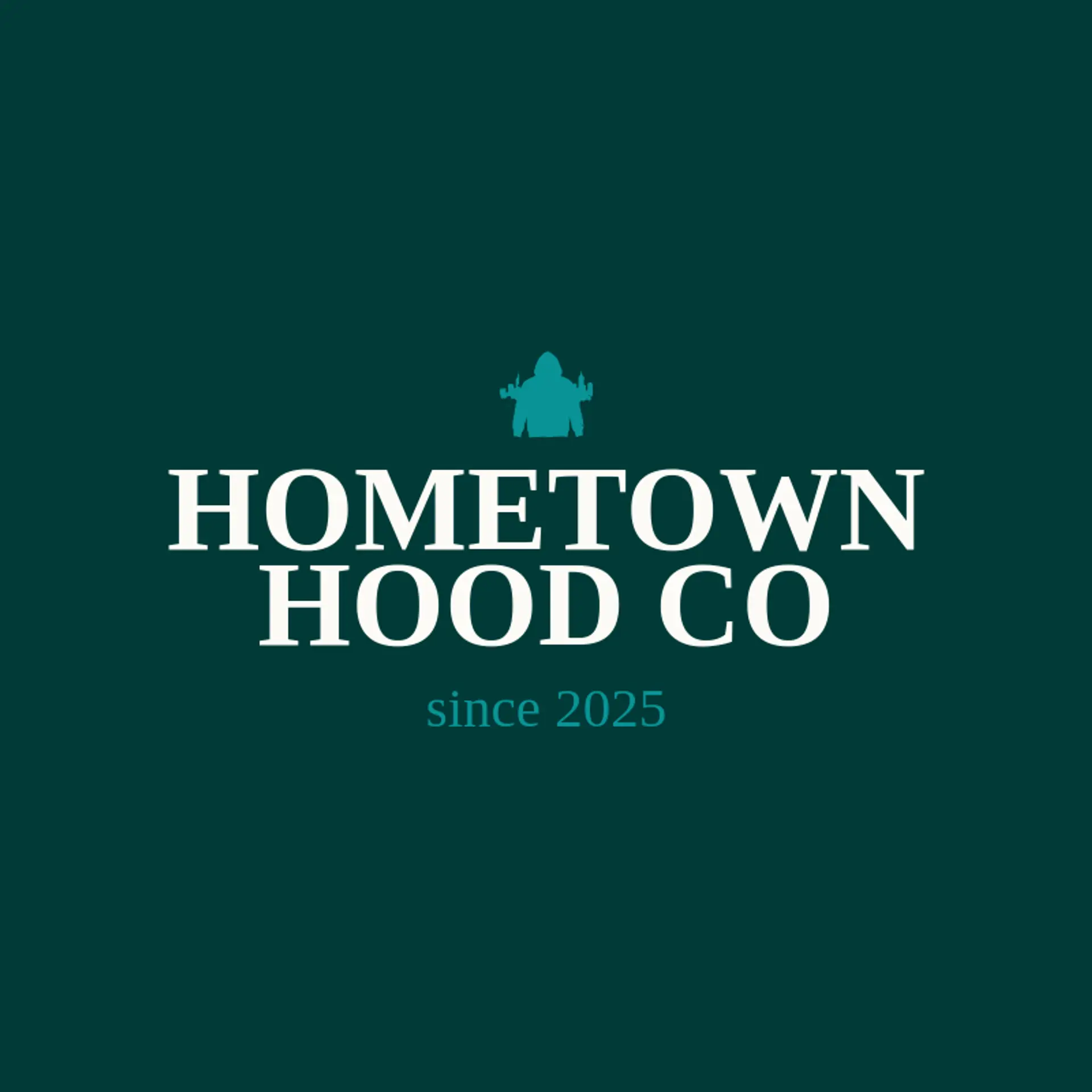 Hometown Hood Co logo for hoodie