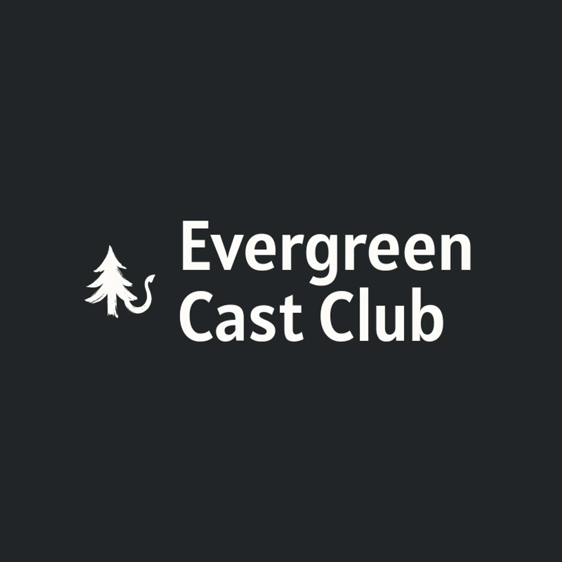 Evergreen Cast Club logo for fishing