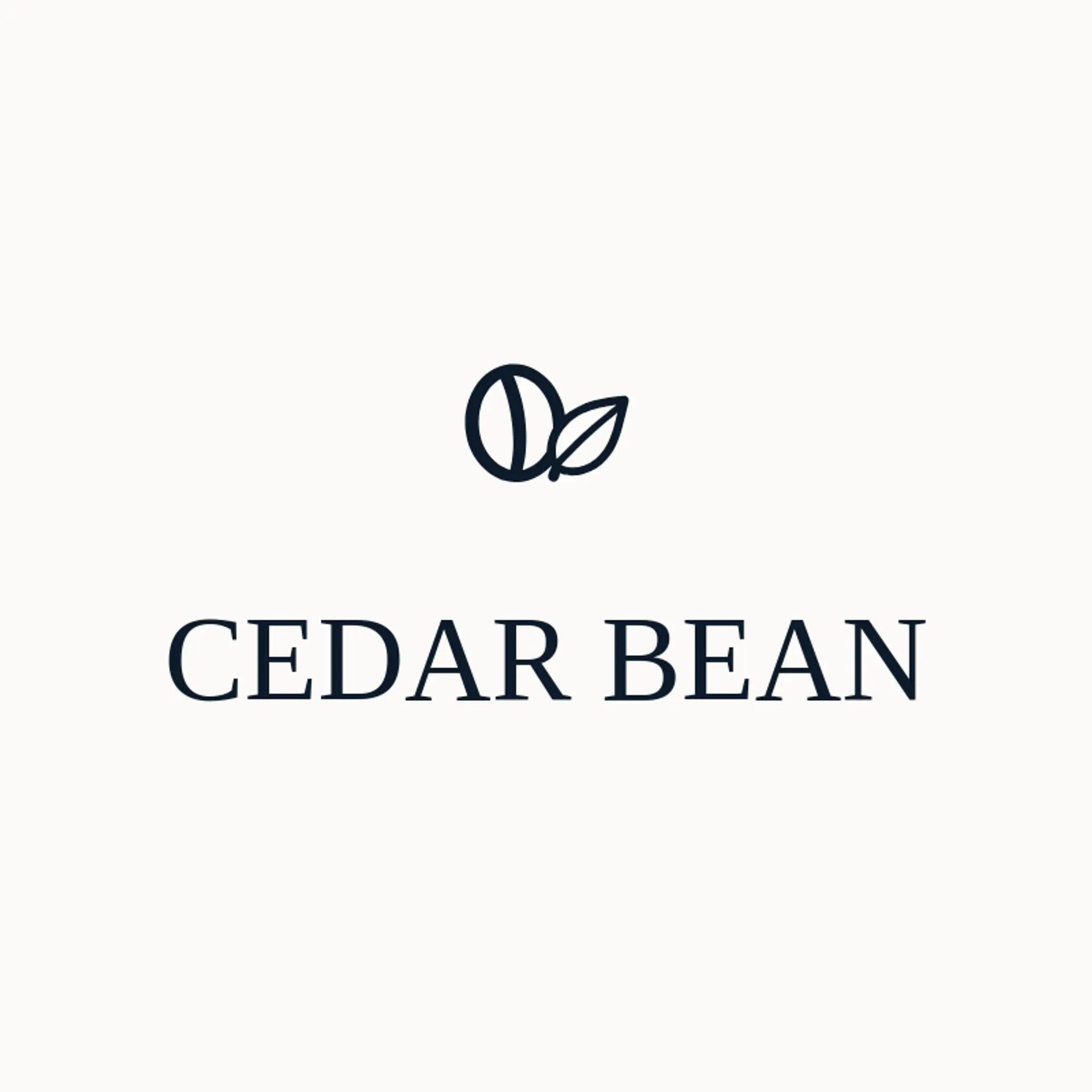 Cedar Bean logo for coffee bean