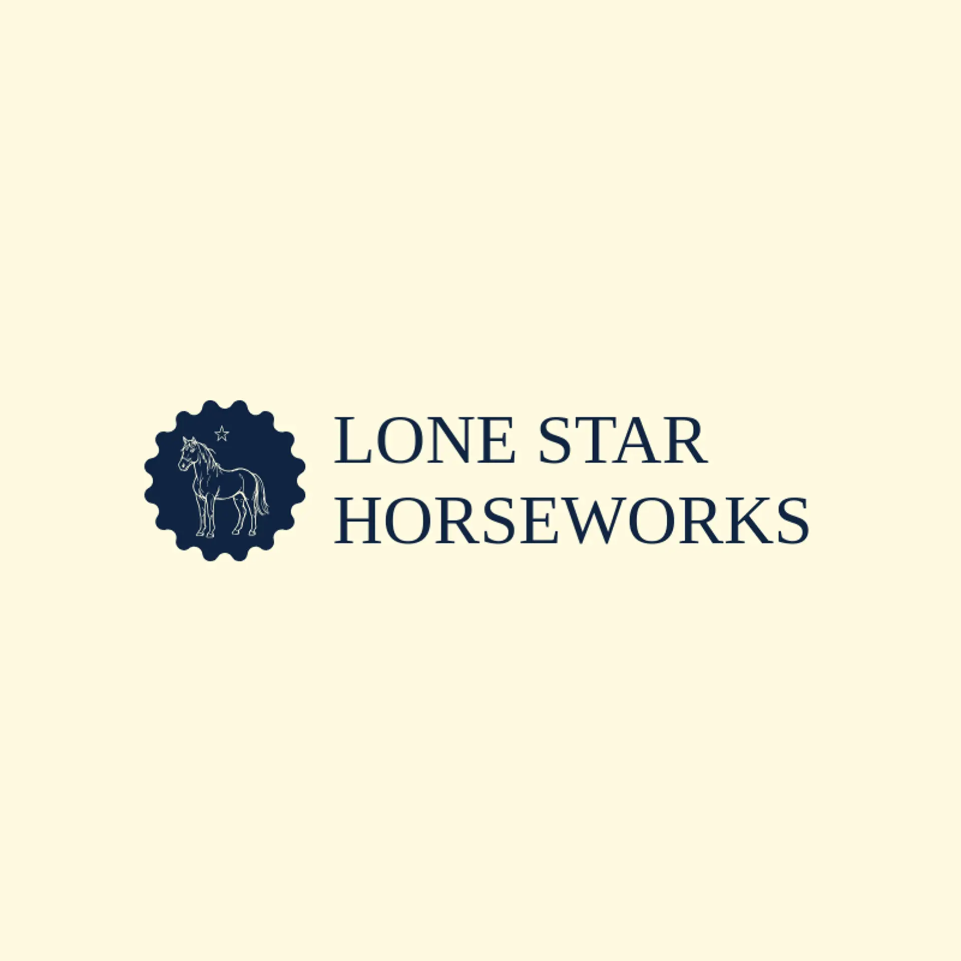 Lone Star Horseworks logo for mustang