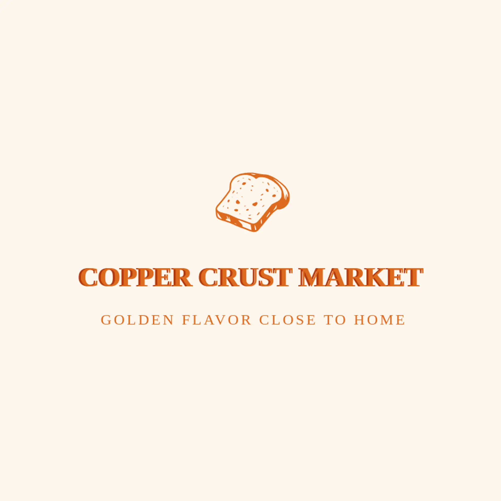 Copper Crust Market logo for toast