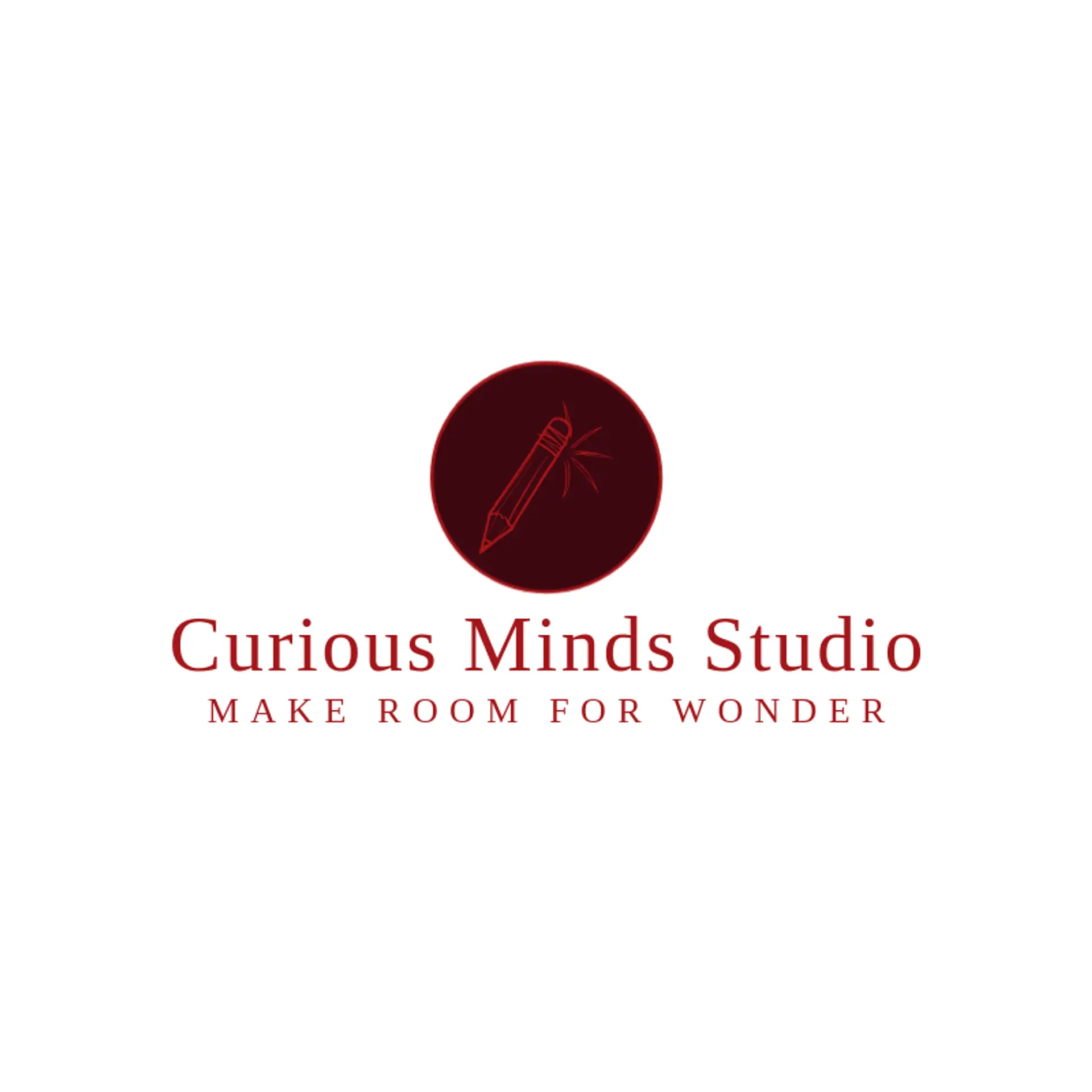 Curious Minds Studio logo for class