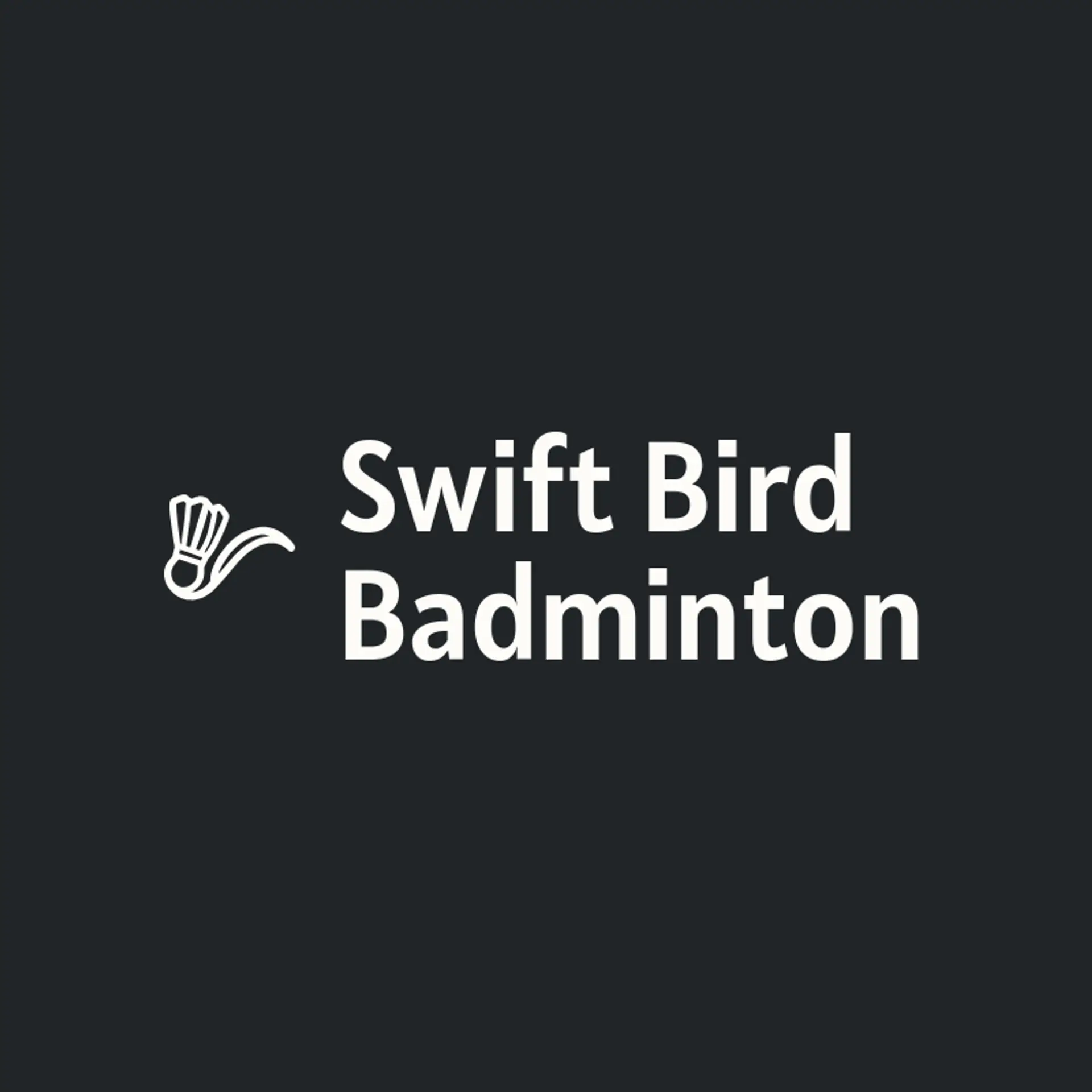 Swift Bird Badminton logo for badminton