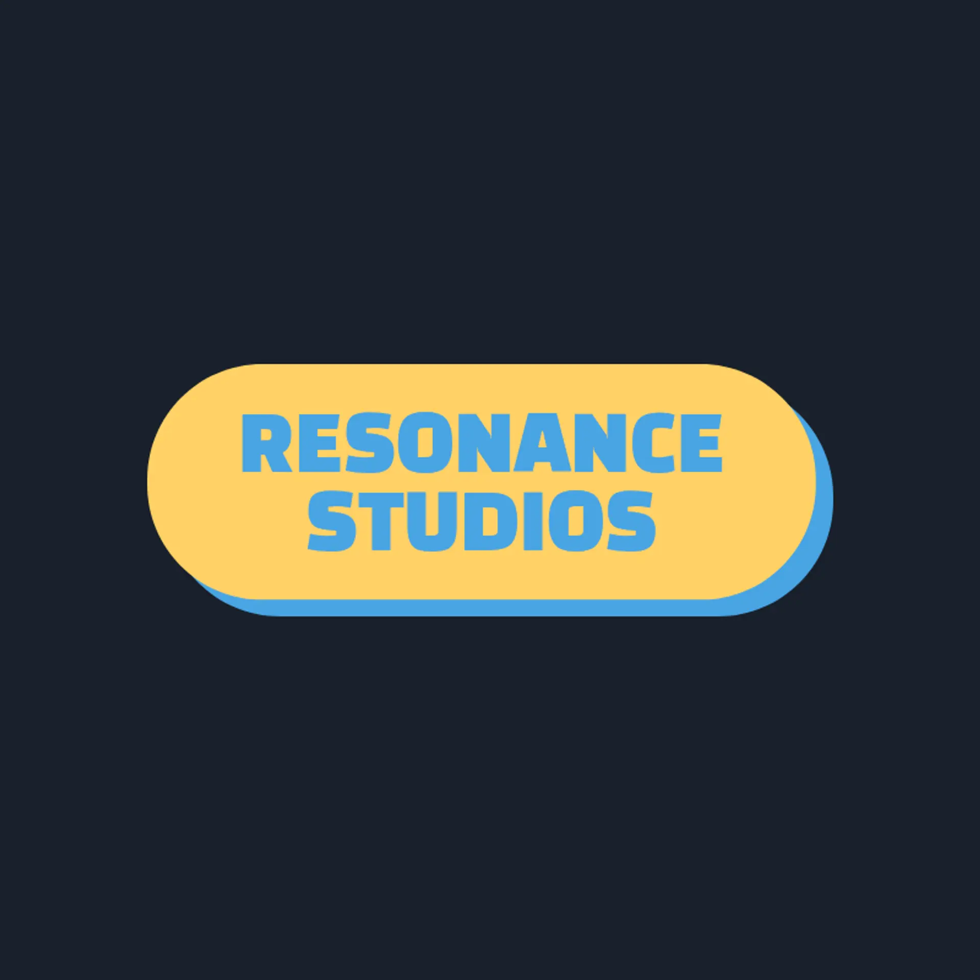 Resonance Studios logo for music