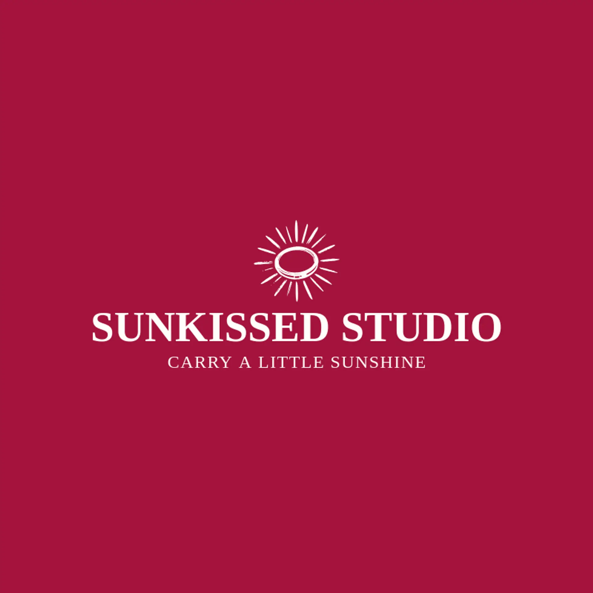 Sunkissed Studio logo for cosmetics